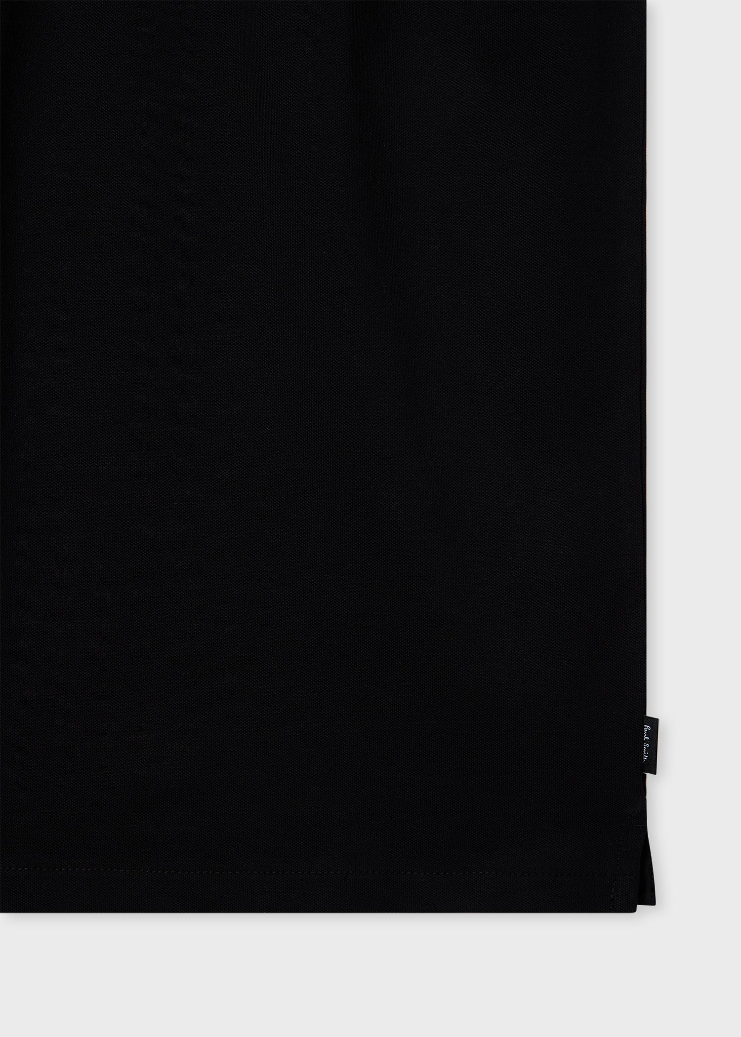 Contrast Tipping Zip-Neck Polo Shirt
