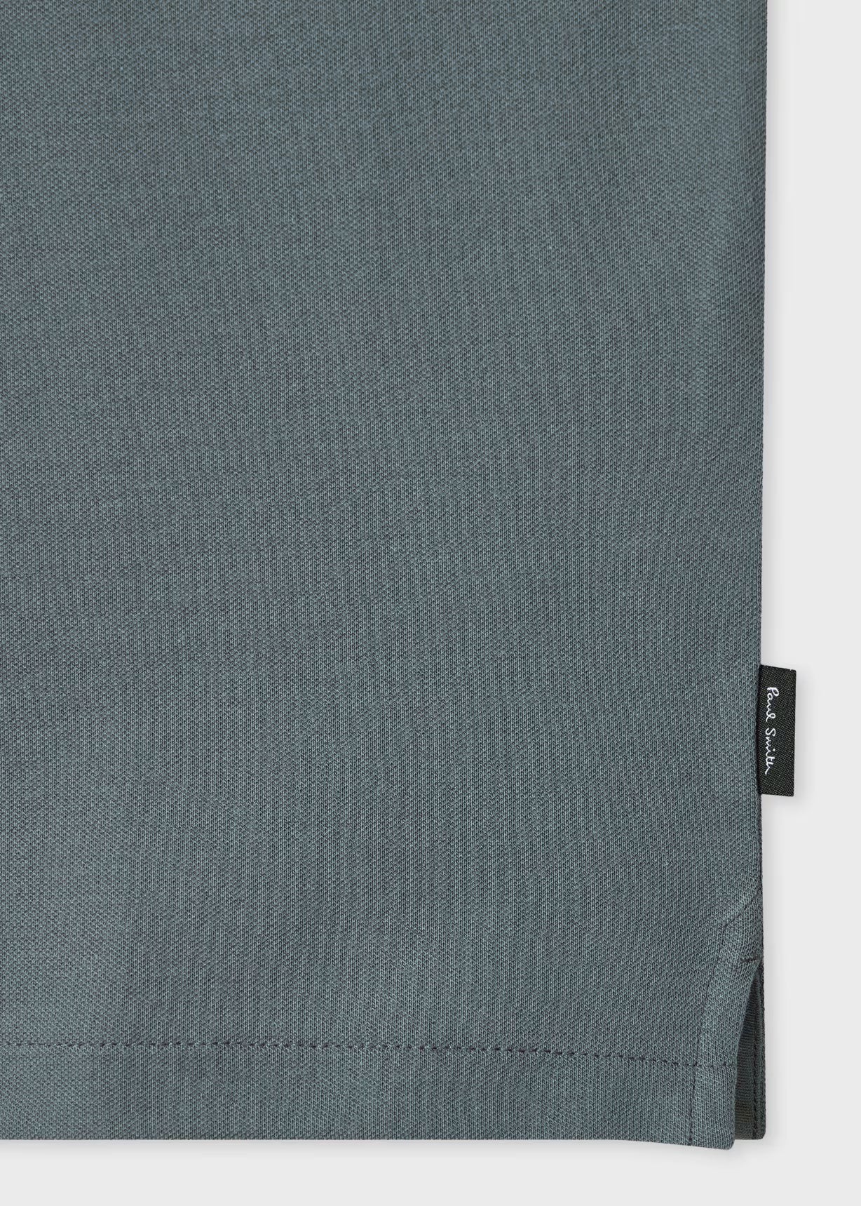 Regular Fit Zip Polo Shirt Anthracite