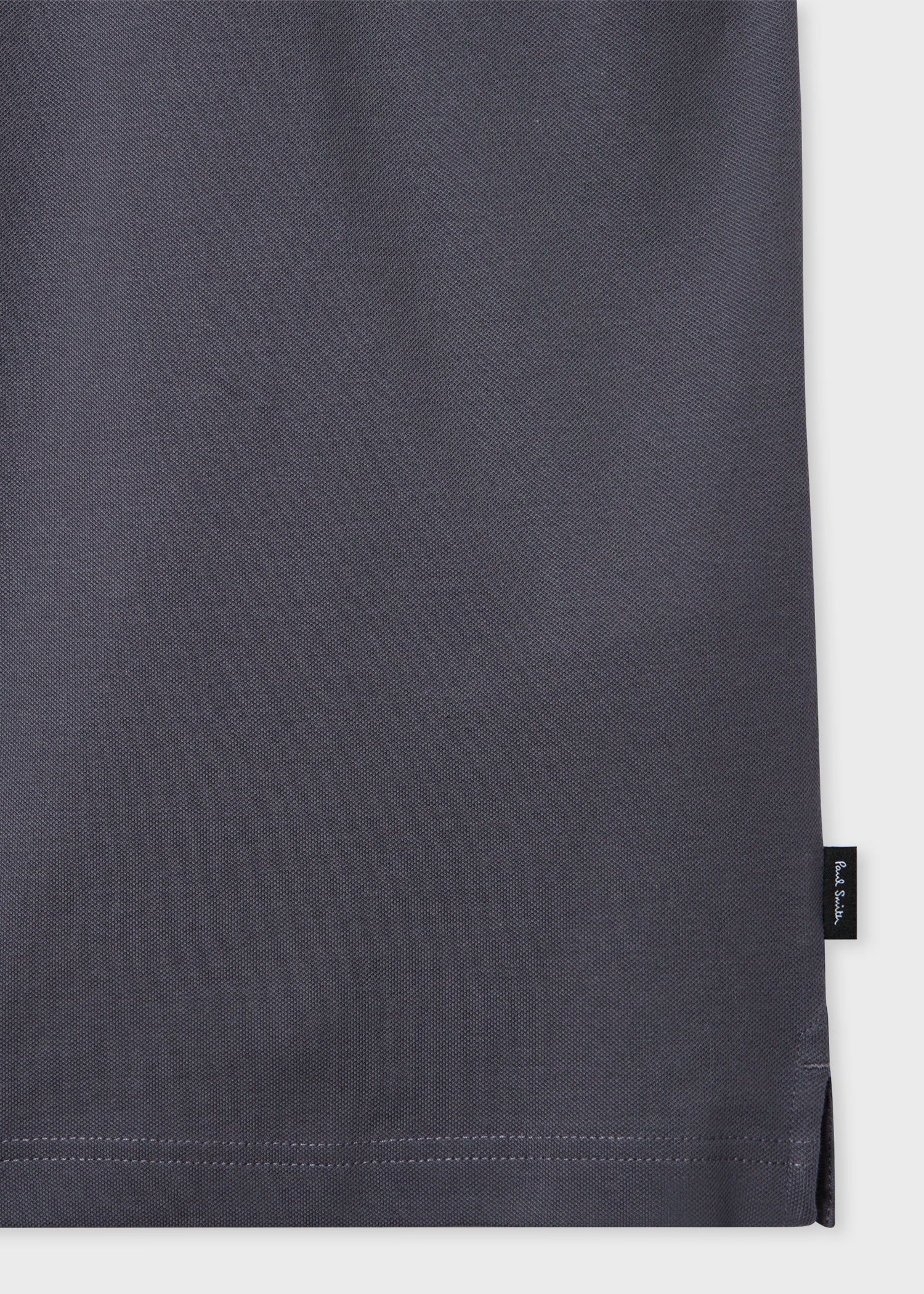 Regular Short Sleeve Button Front Polo Anthracite