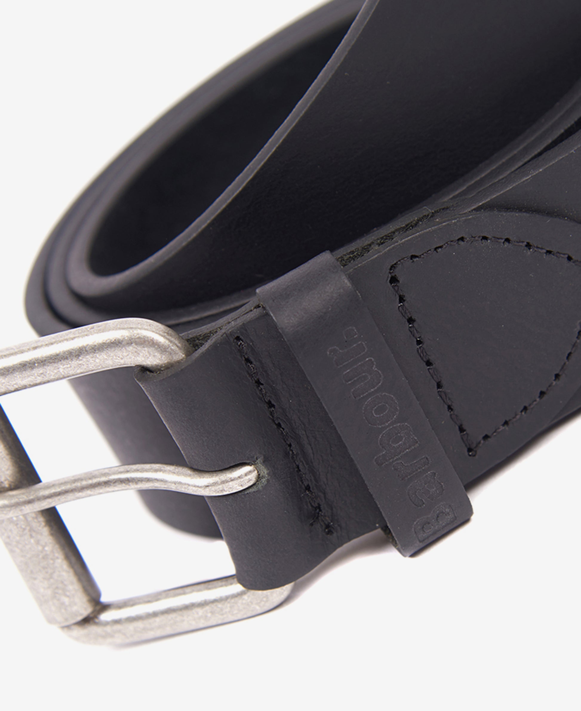 Allanton Leather Belt Black