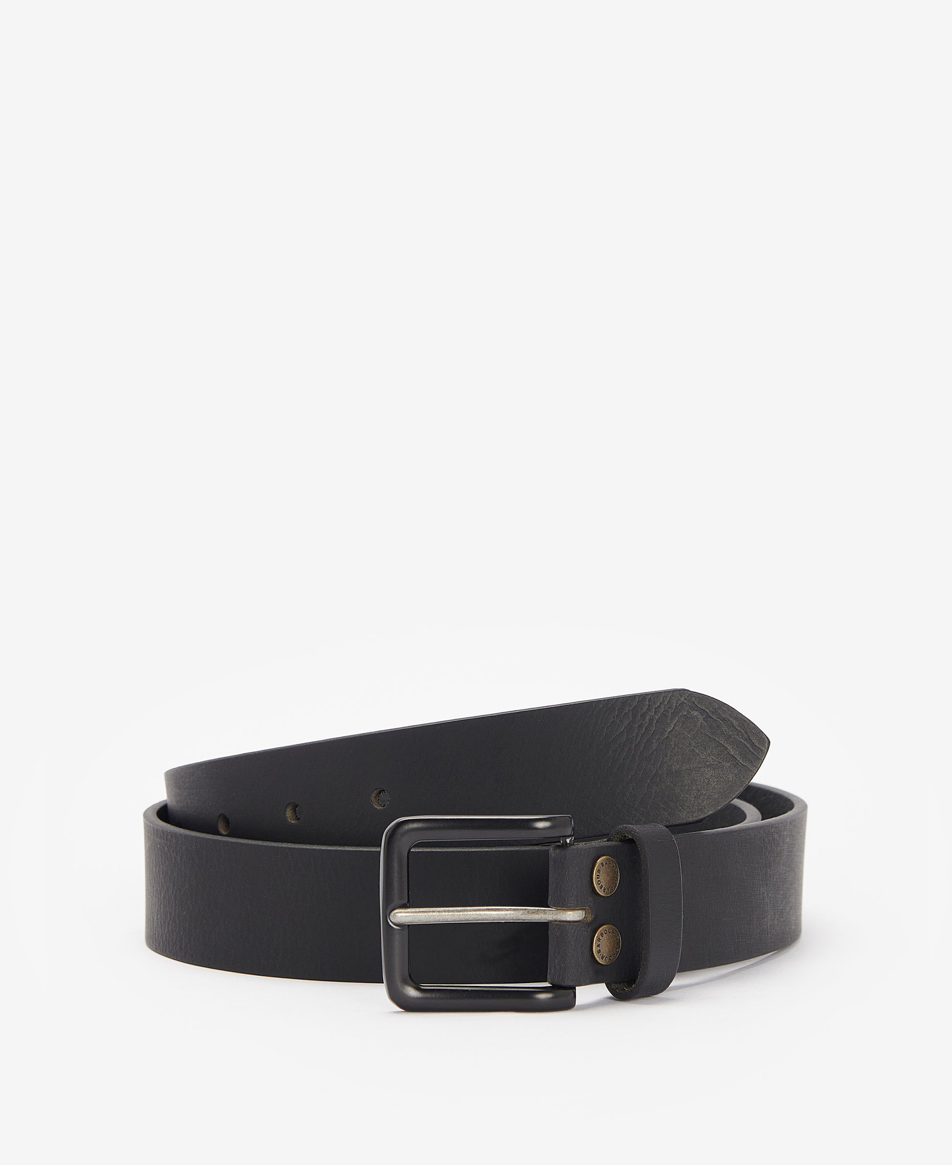 Double Rivet Belt Black