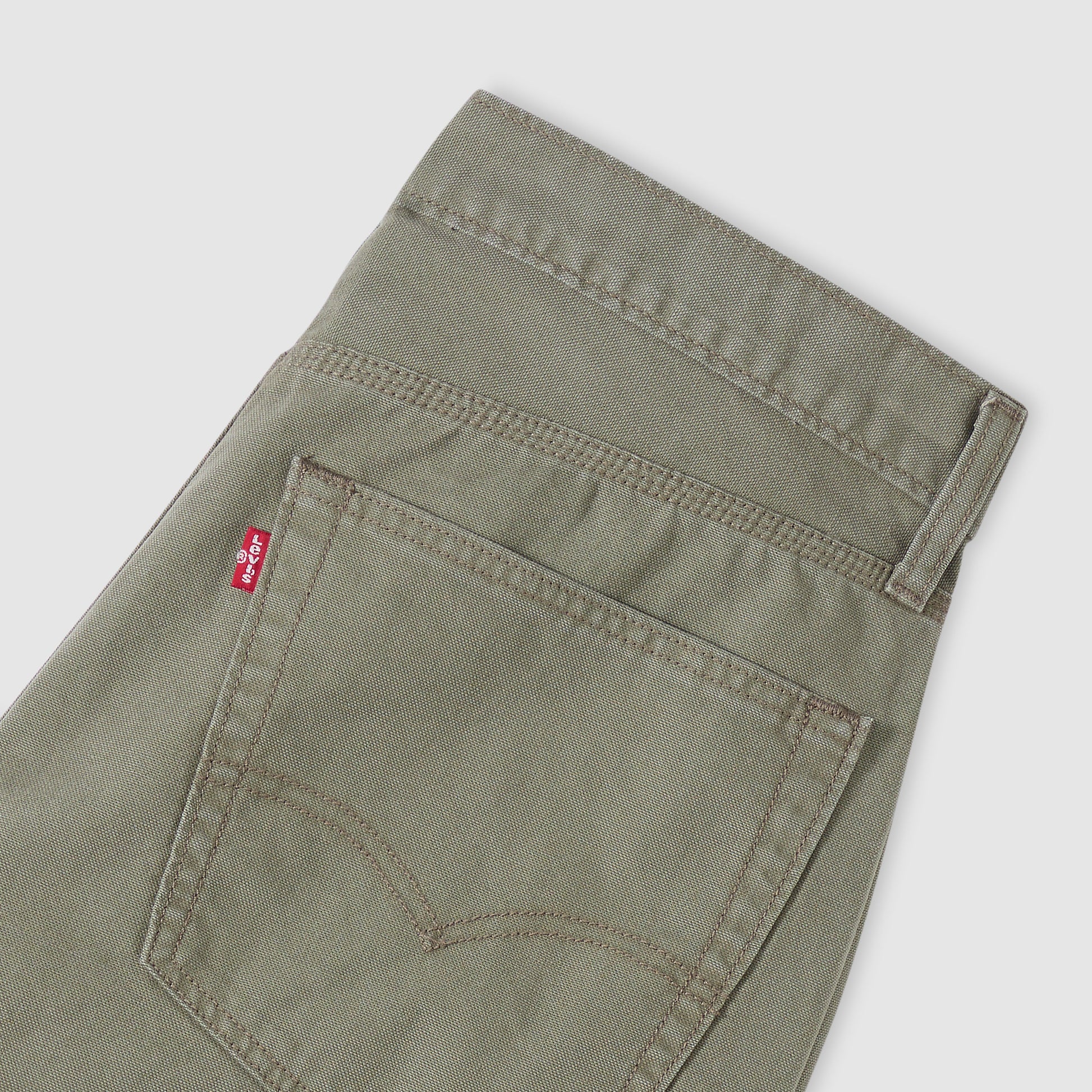 568 Loose Straight Carpenter Trousers Dried Oregano