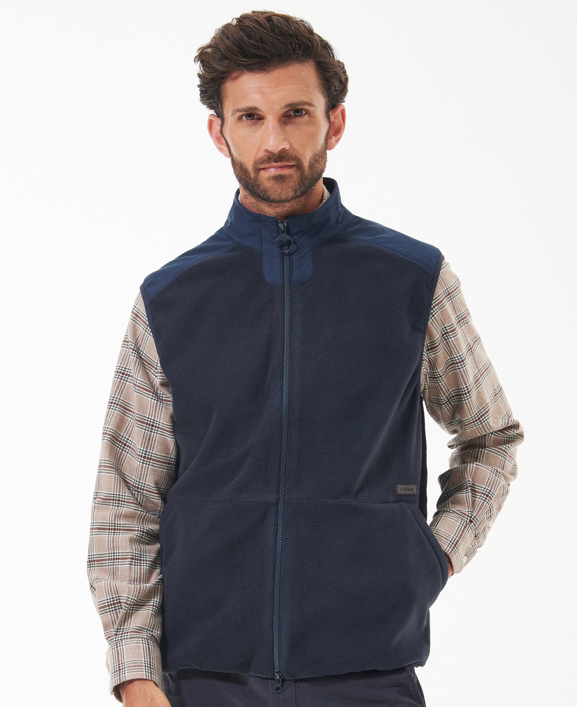 Country Fleece Gilet Navy