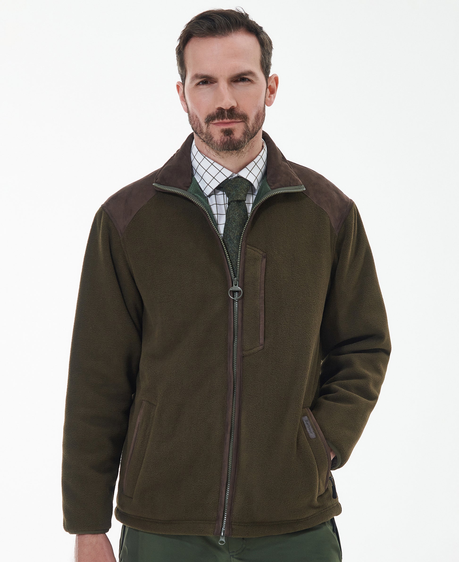 Active Fleece Jacket Olive