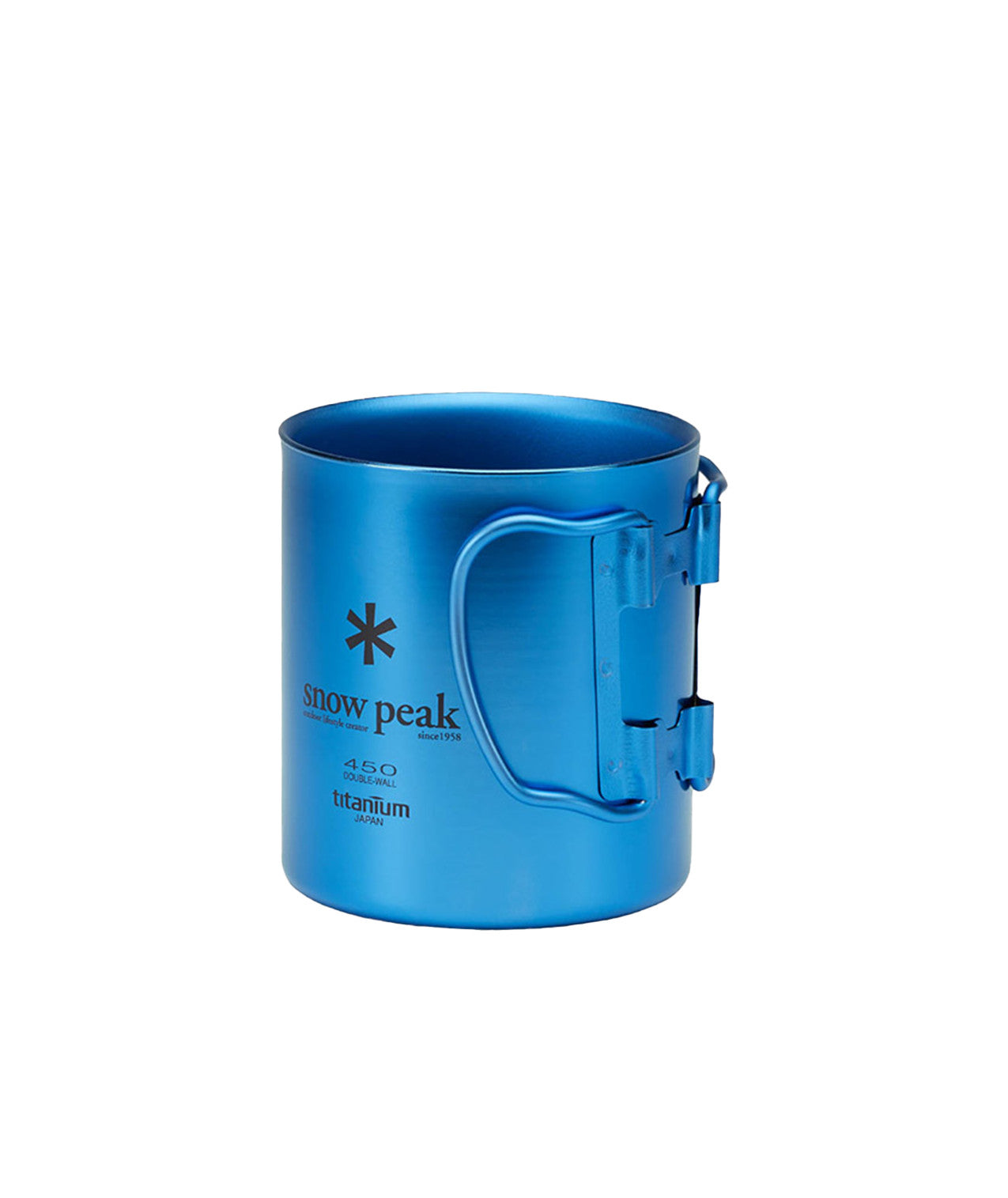 Titanium double wall 450g Blue Mug