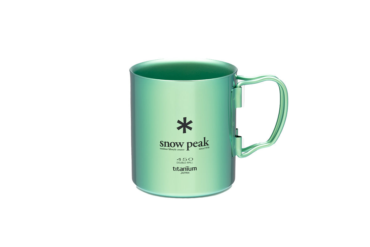 Titanium double wall 450g Ocean Green Mug