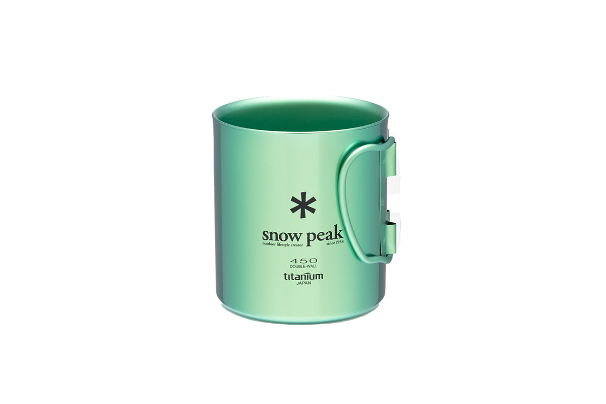 Titanium double wall 450g Ocean Green Mug