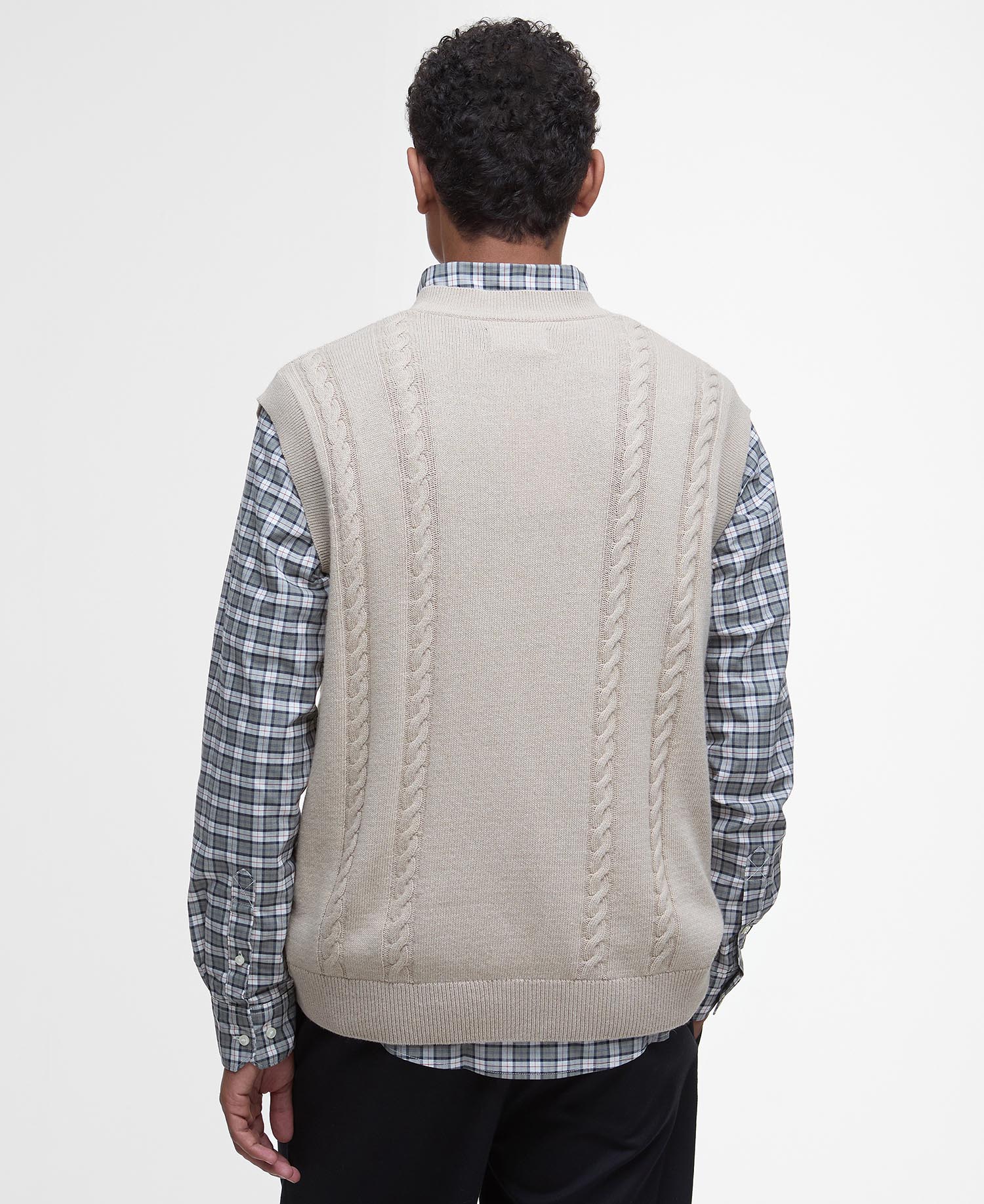 Navar Knitted Vest Stone