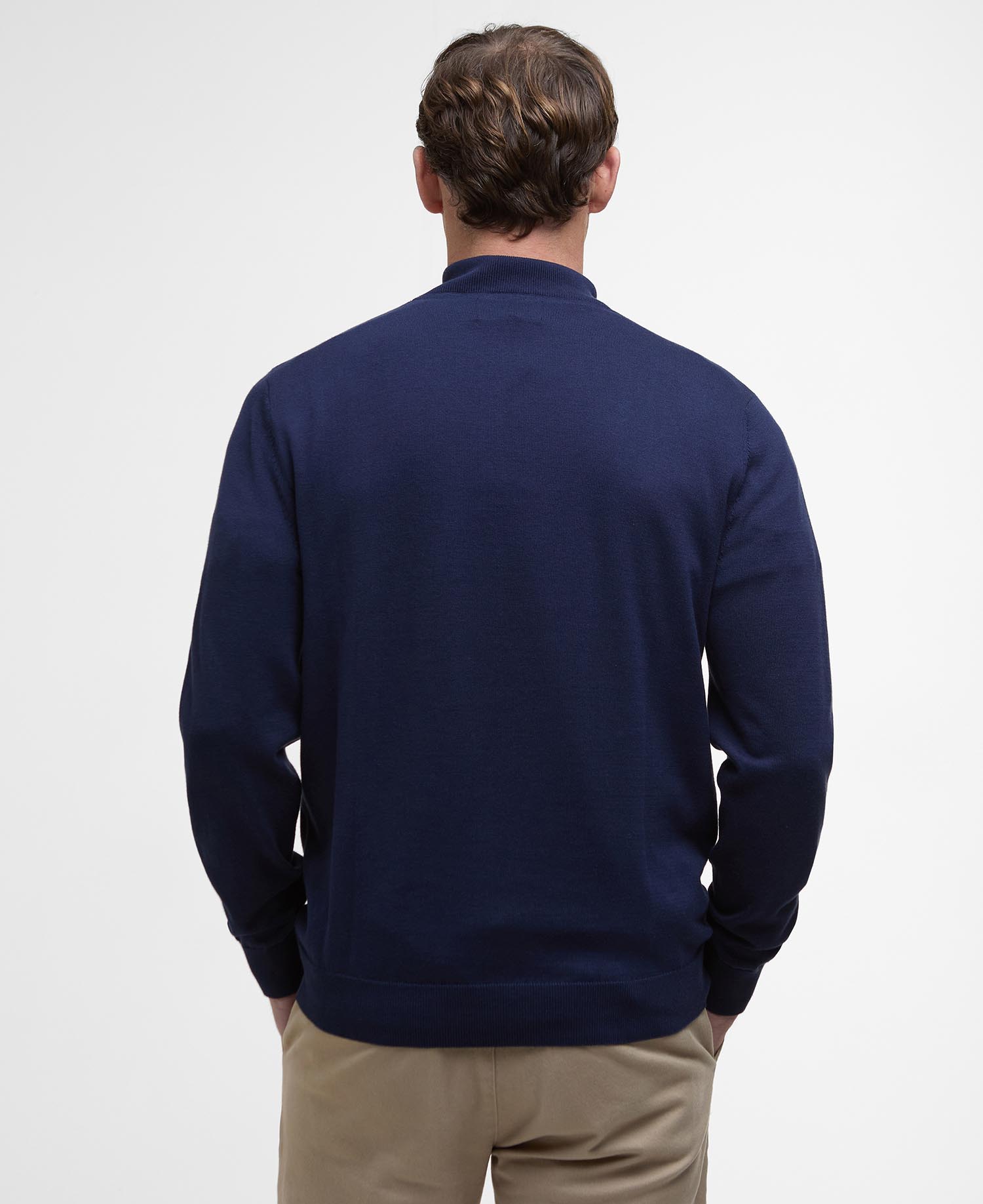 Bayfield Knitted Half Zip Jumper Navy