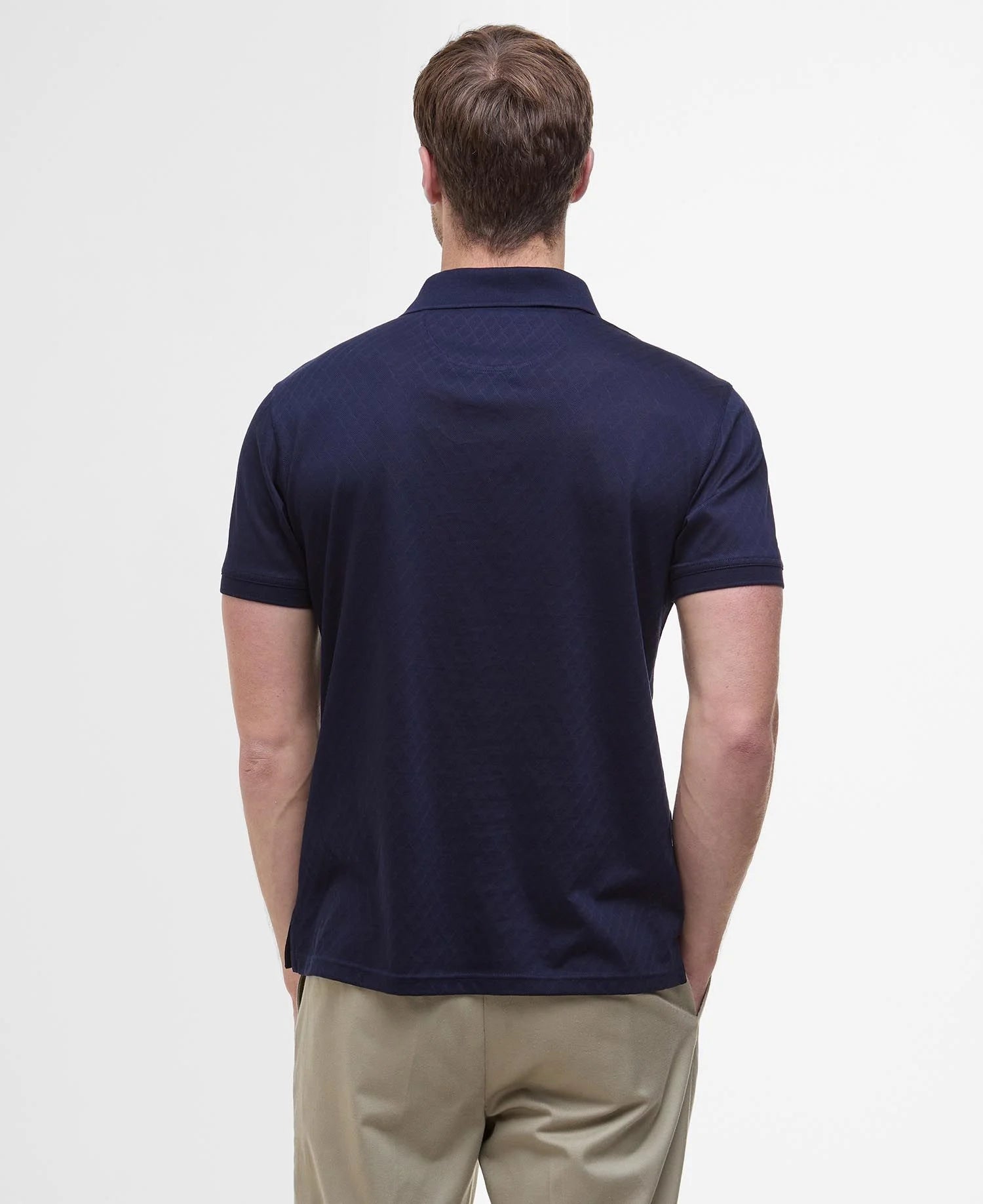 Sutton Tailored Fit Polo Shirt Navy