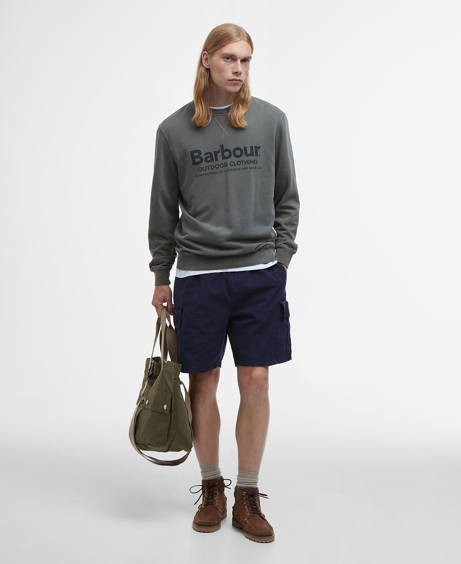 Larkhill Crew Neck Sweatshirt Grey