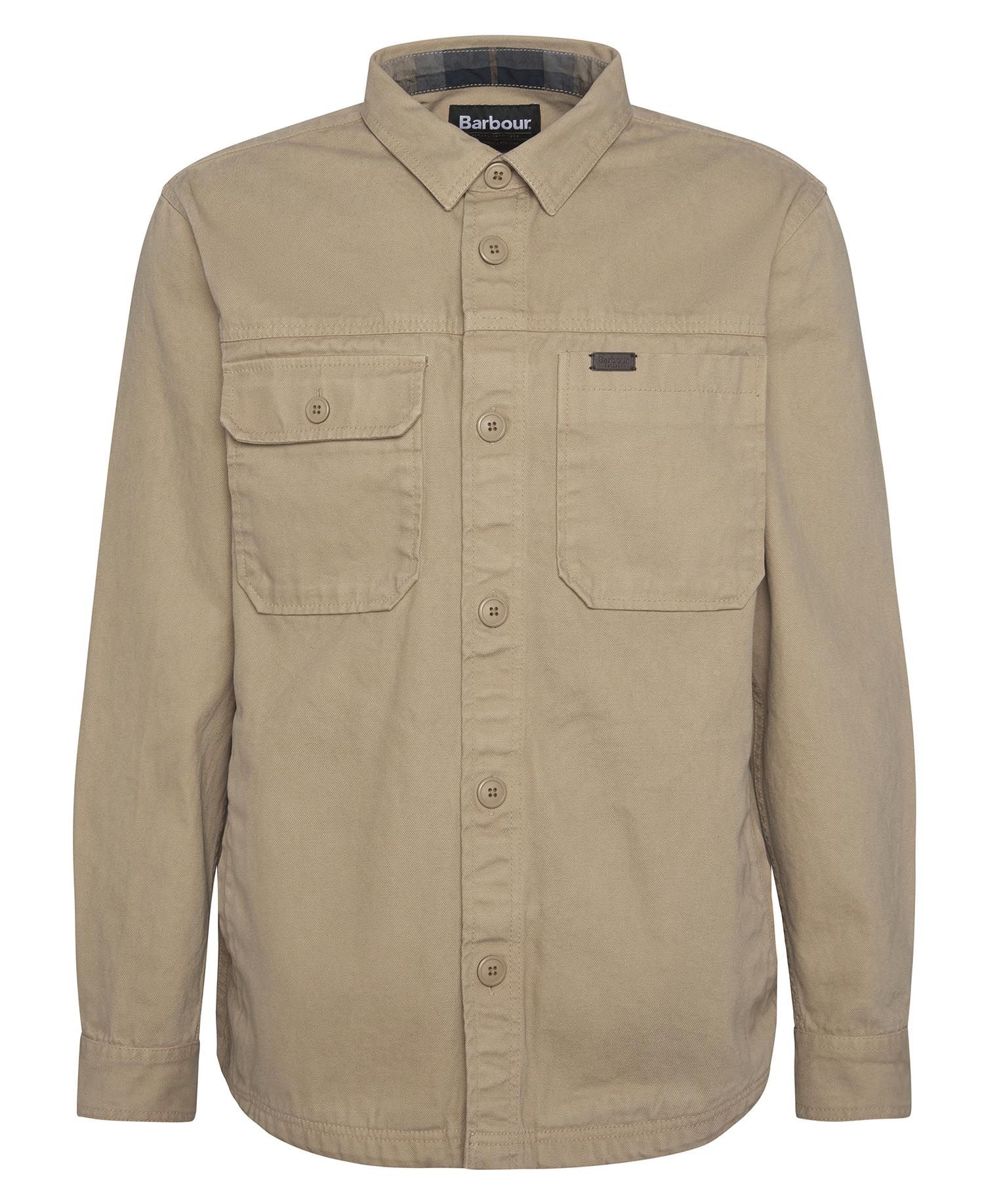Lingfield Canvas Overshirt Stone