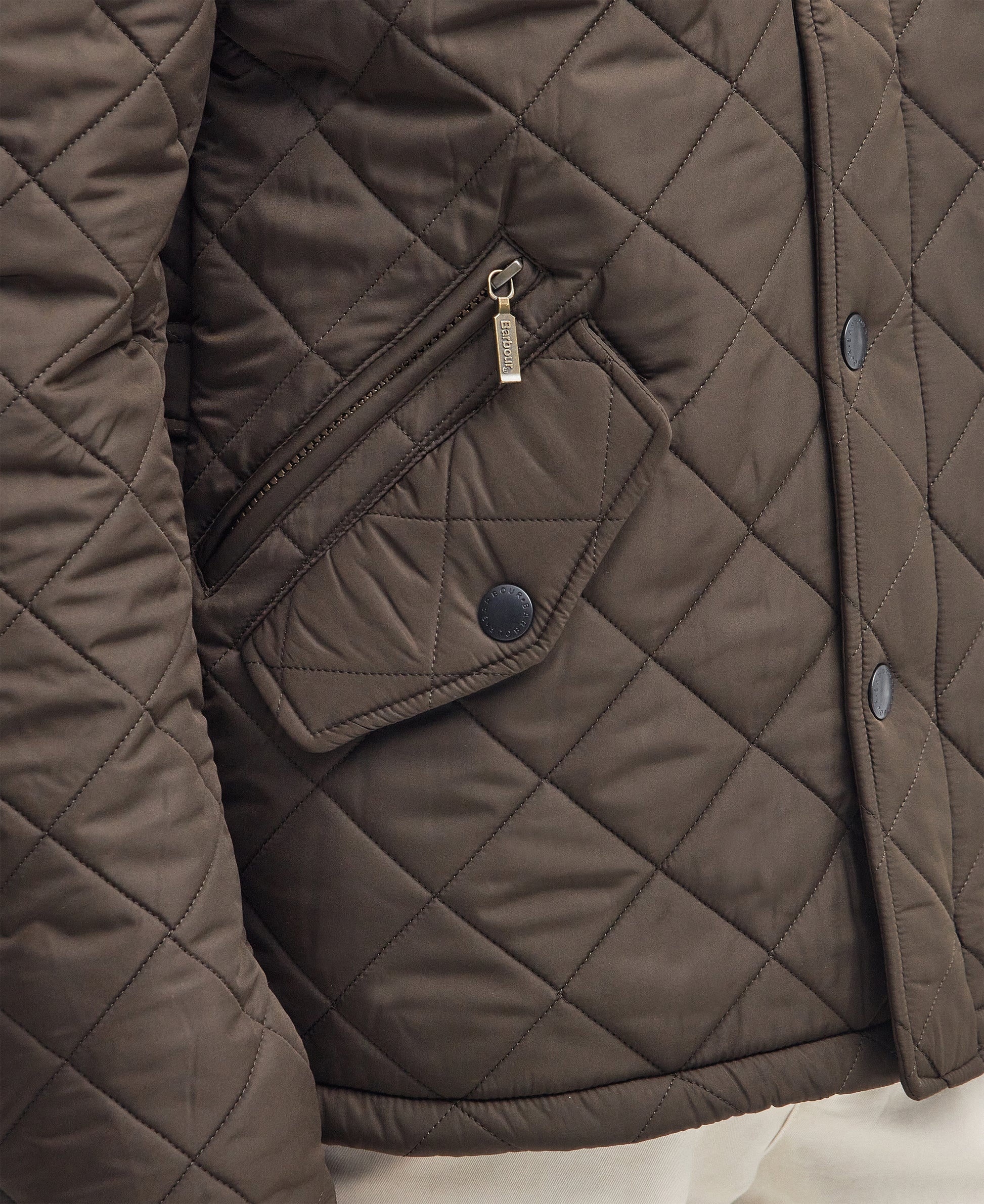 Powell Quilt Jacket Olive