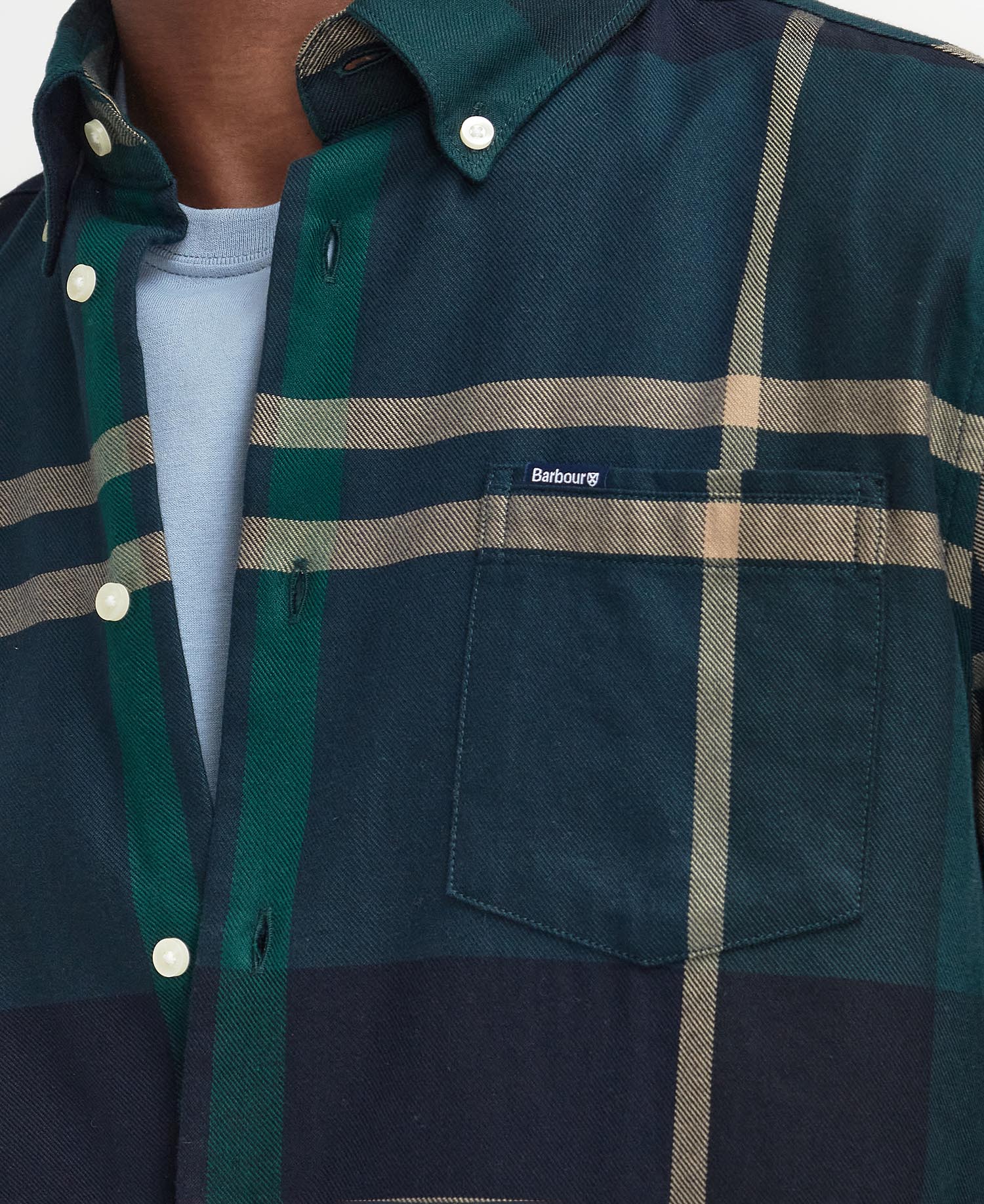 Dunoon Shirt Green Loch