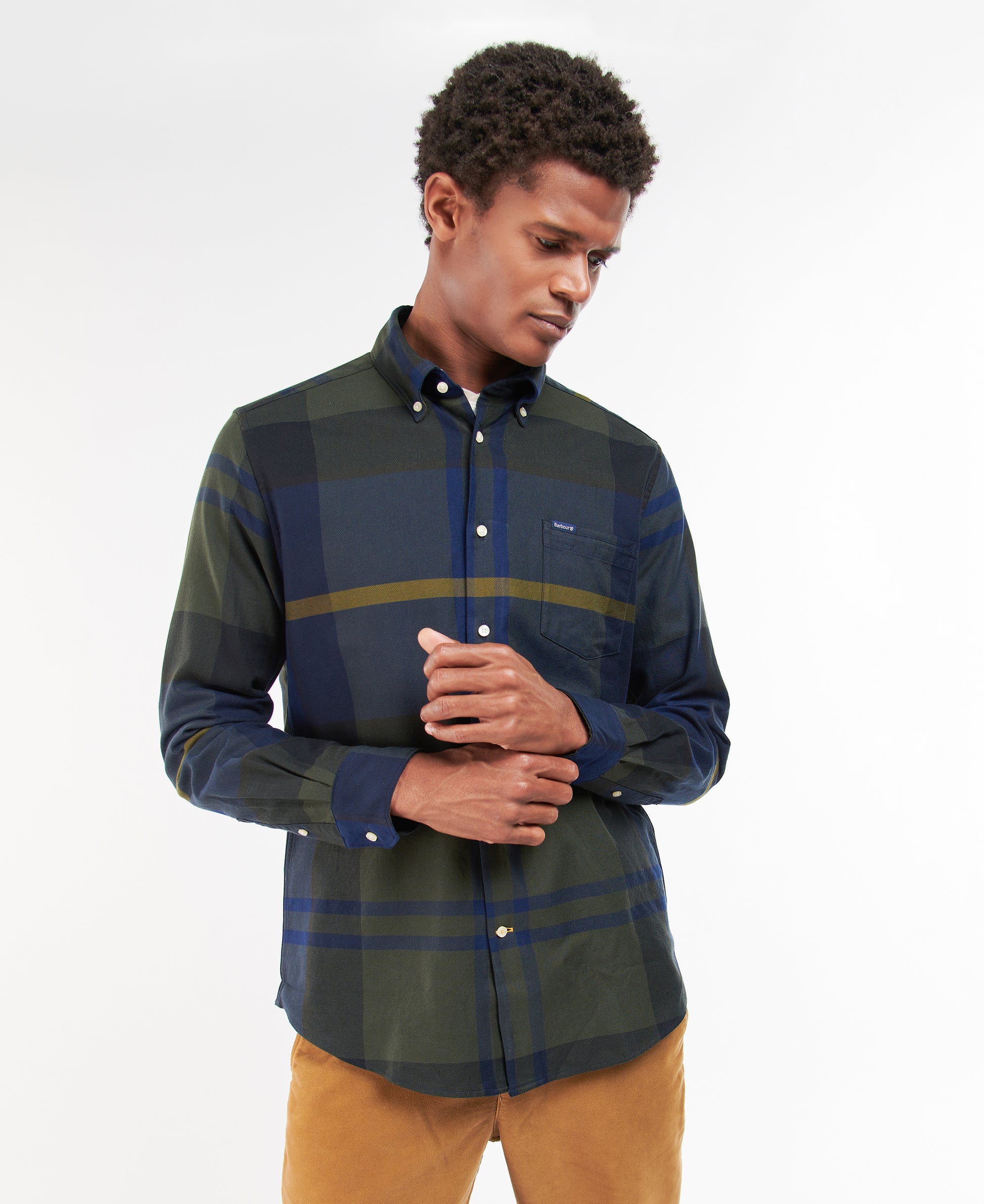 Dunoon Shirt Olive Night