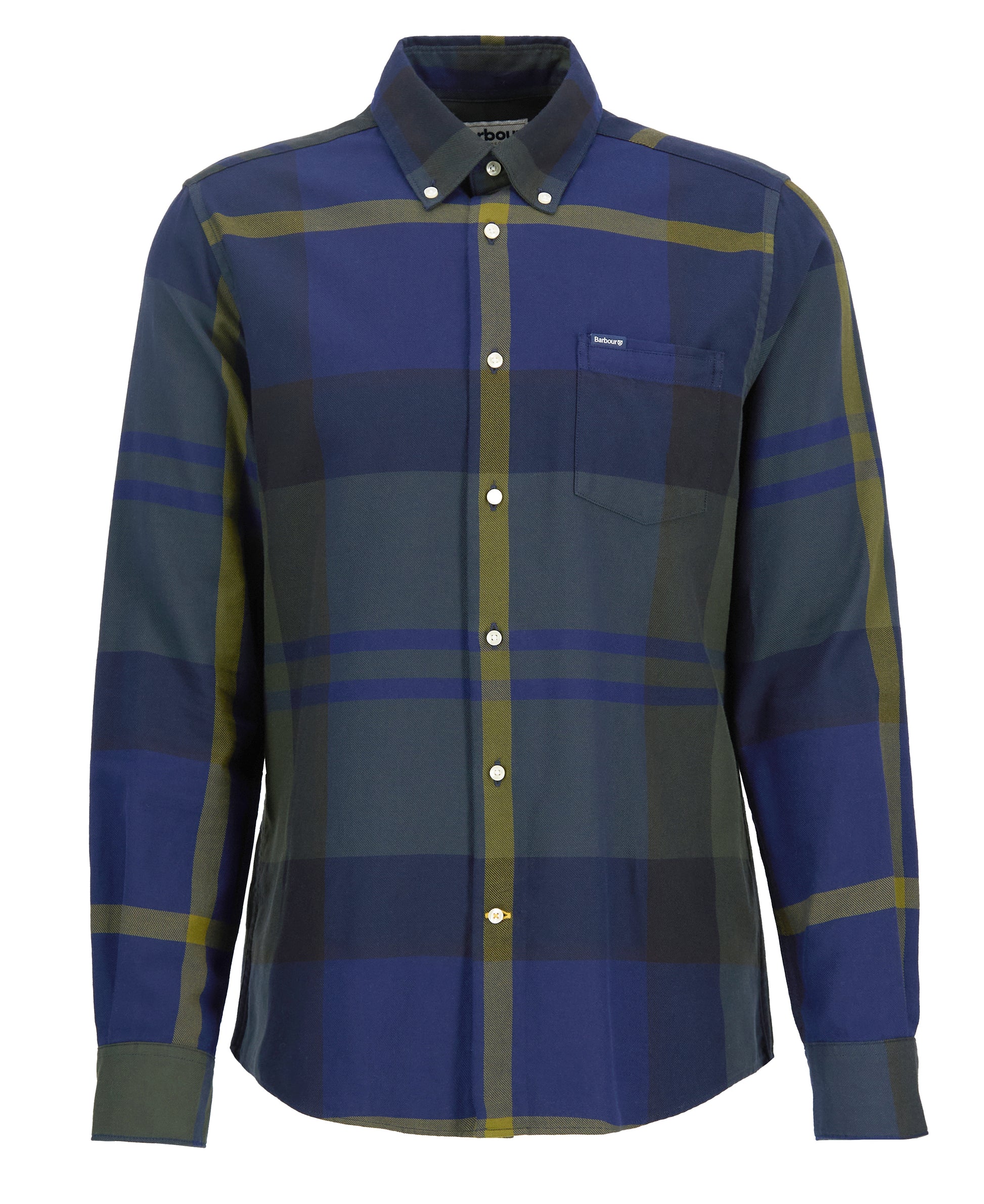 Dunoon Shirt Olive Night – Barbour – Out With Style