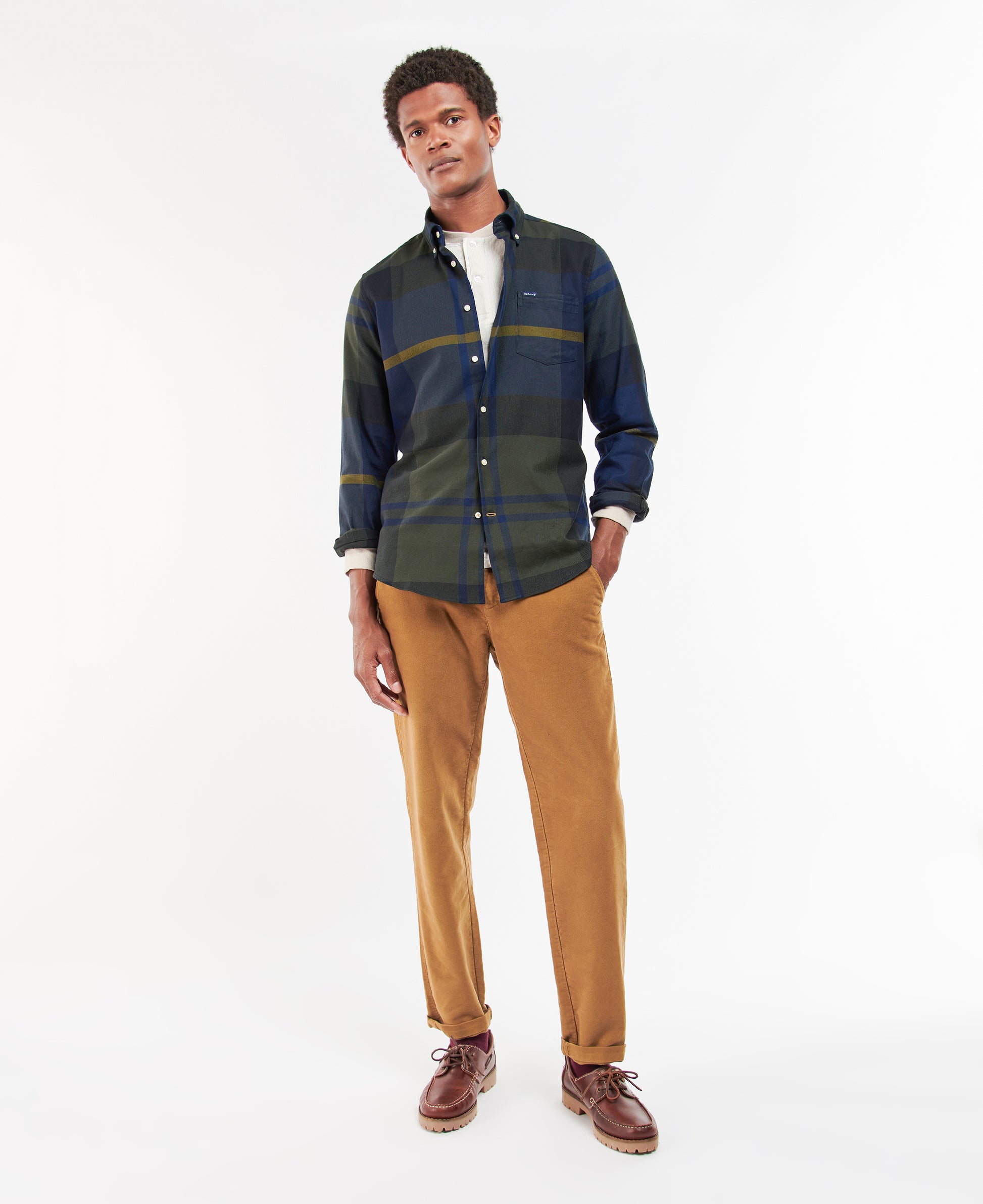 Dunoon Shirt Olive Night