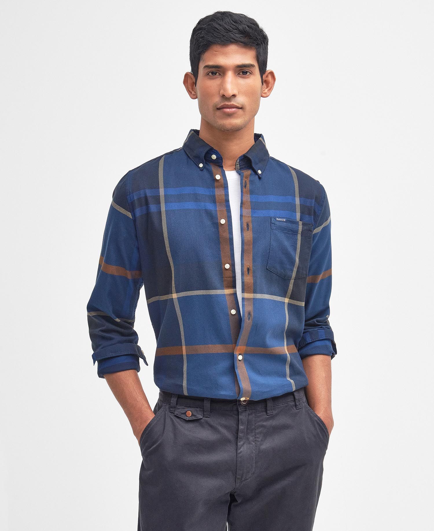 Dunoon Shirt Midnight Tartan