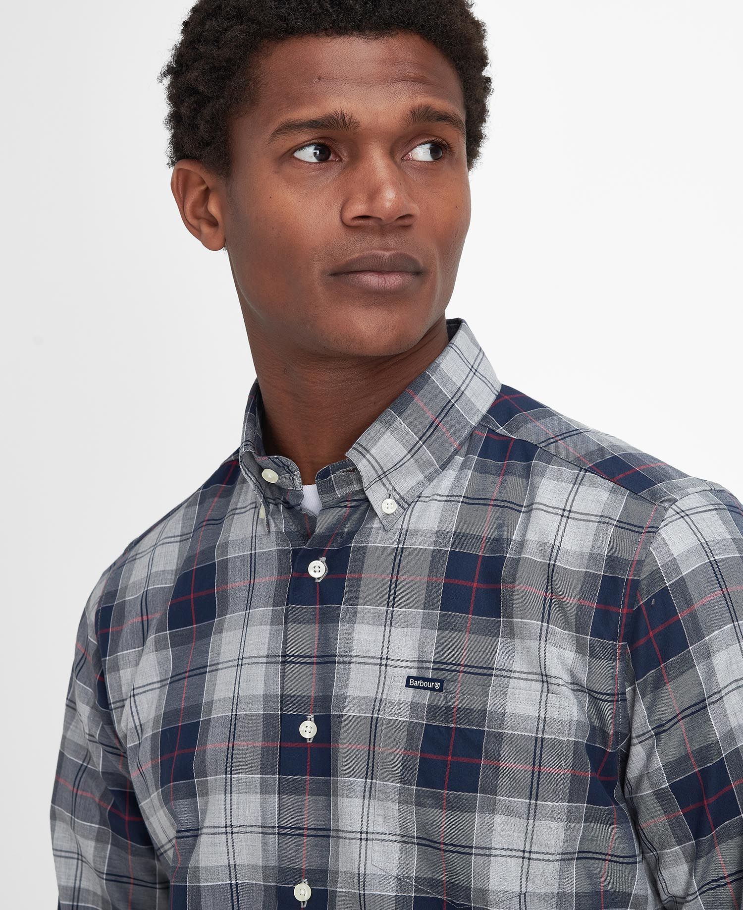 Wetheram Tailored Shirt Blue Granite