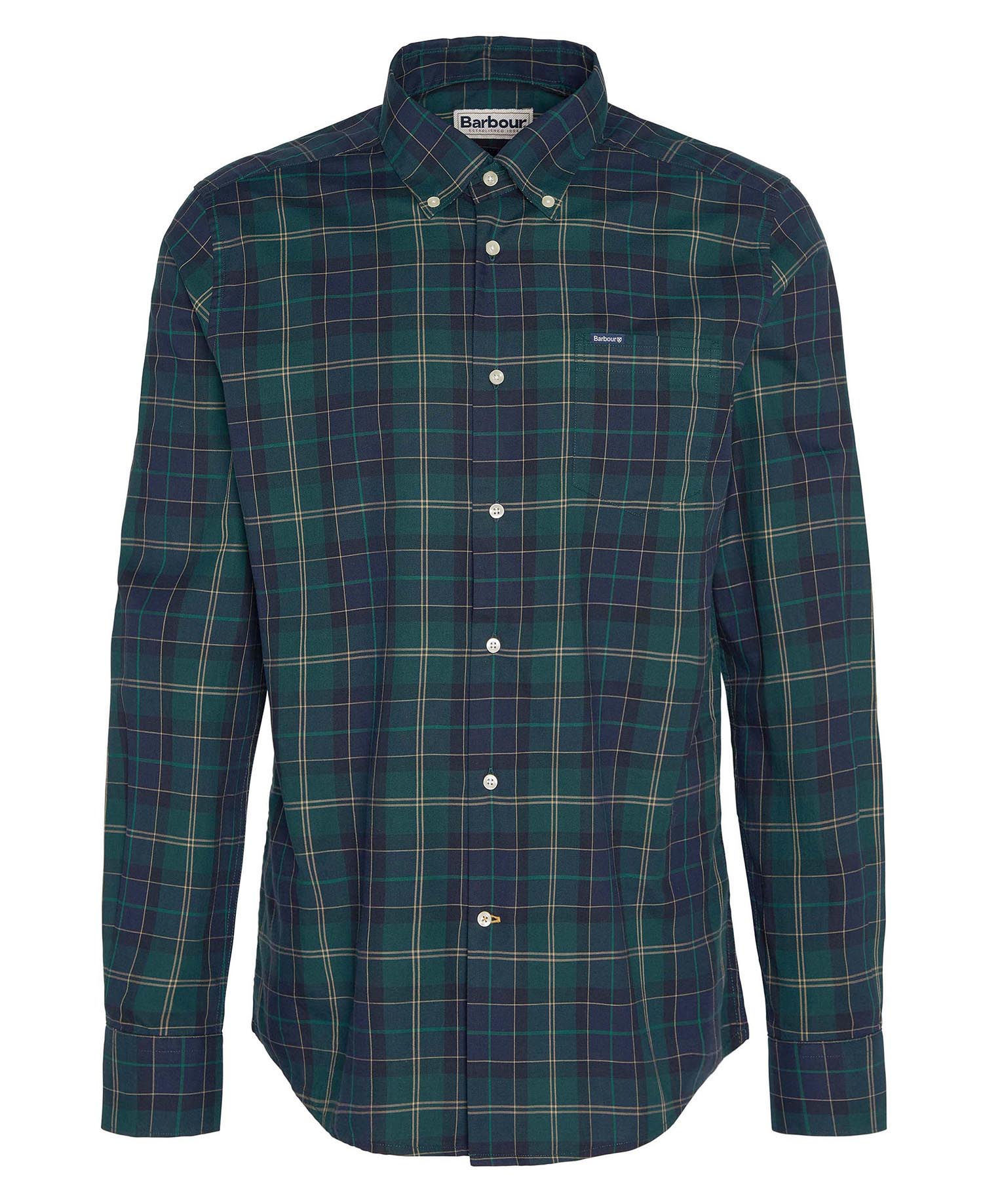 Wetheram Tailored Shirt Green Loch