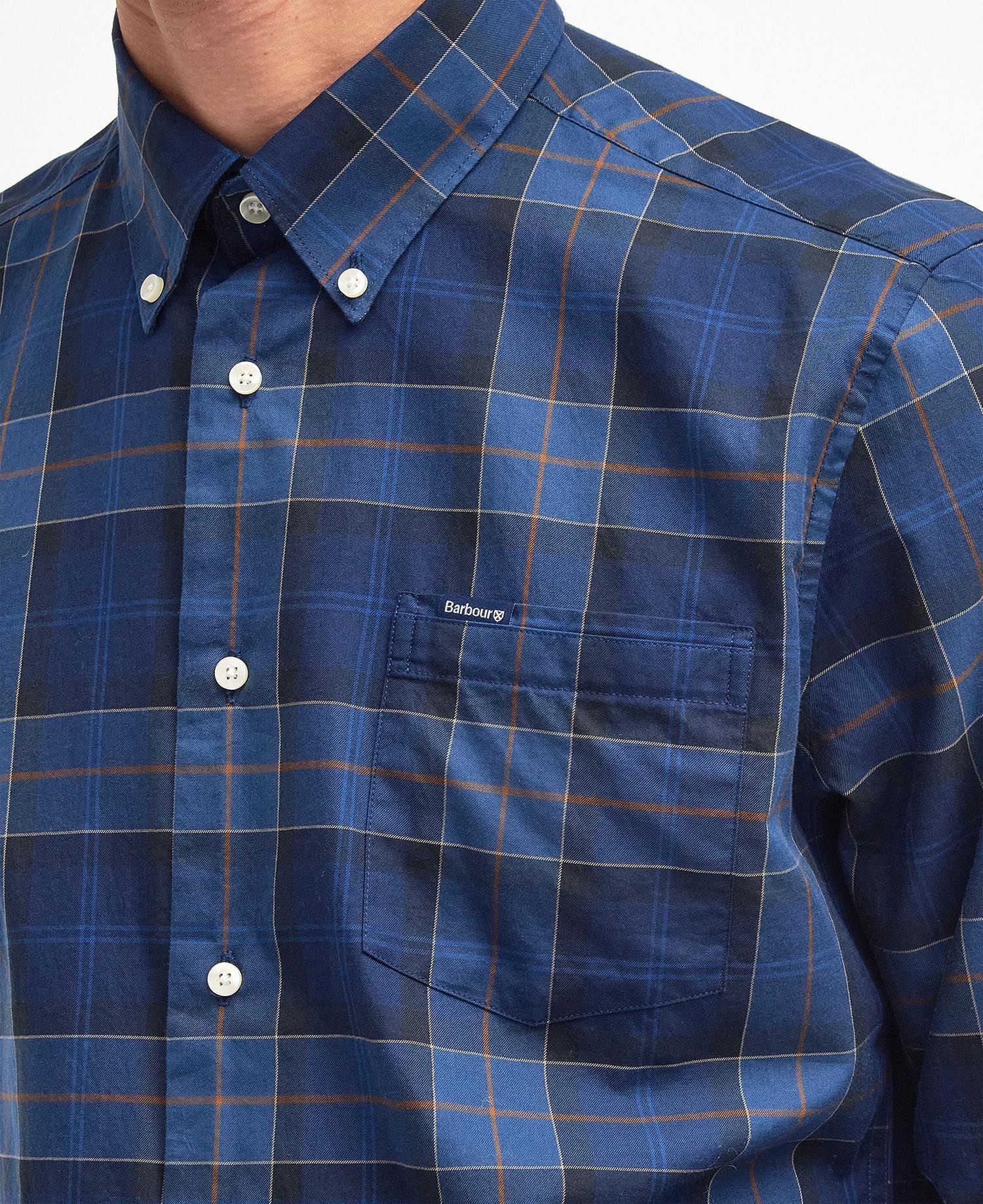 Wetheram Tailored Shirt Midnight Tartan