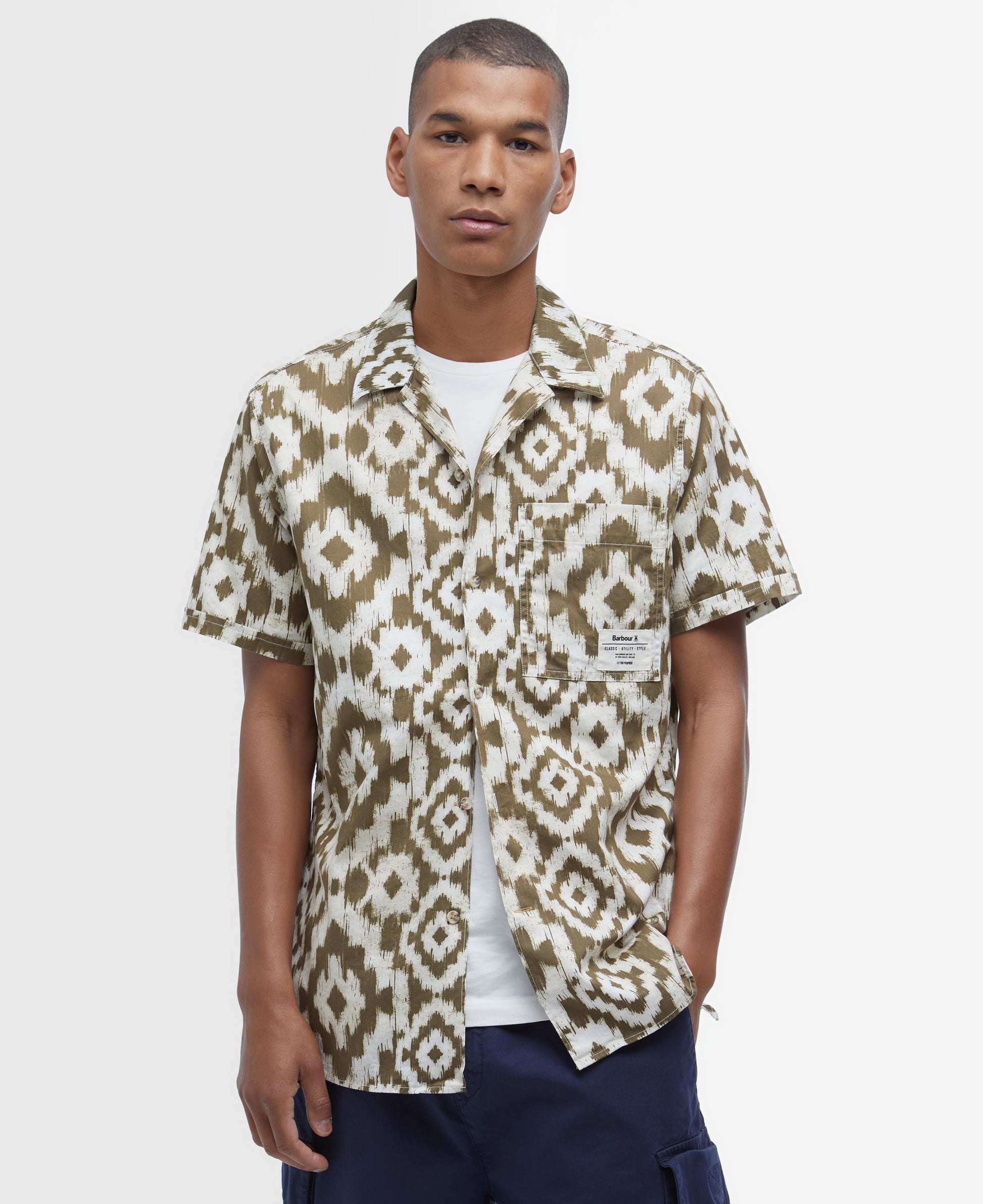 Homelane Relaxed Fit Shirt Olive