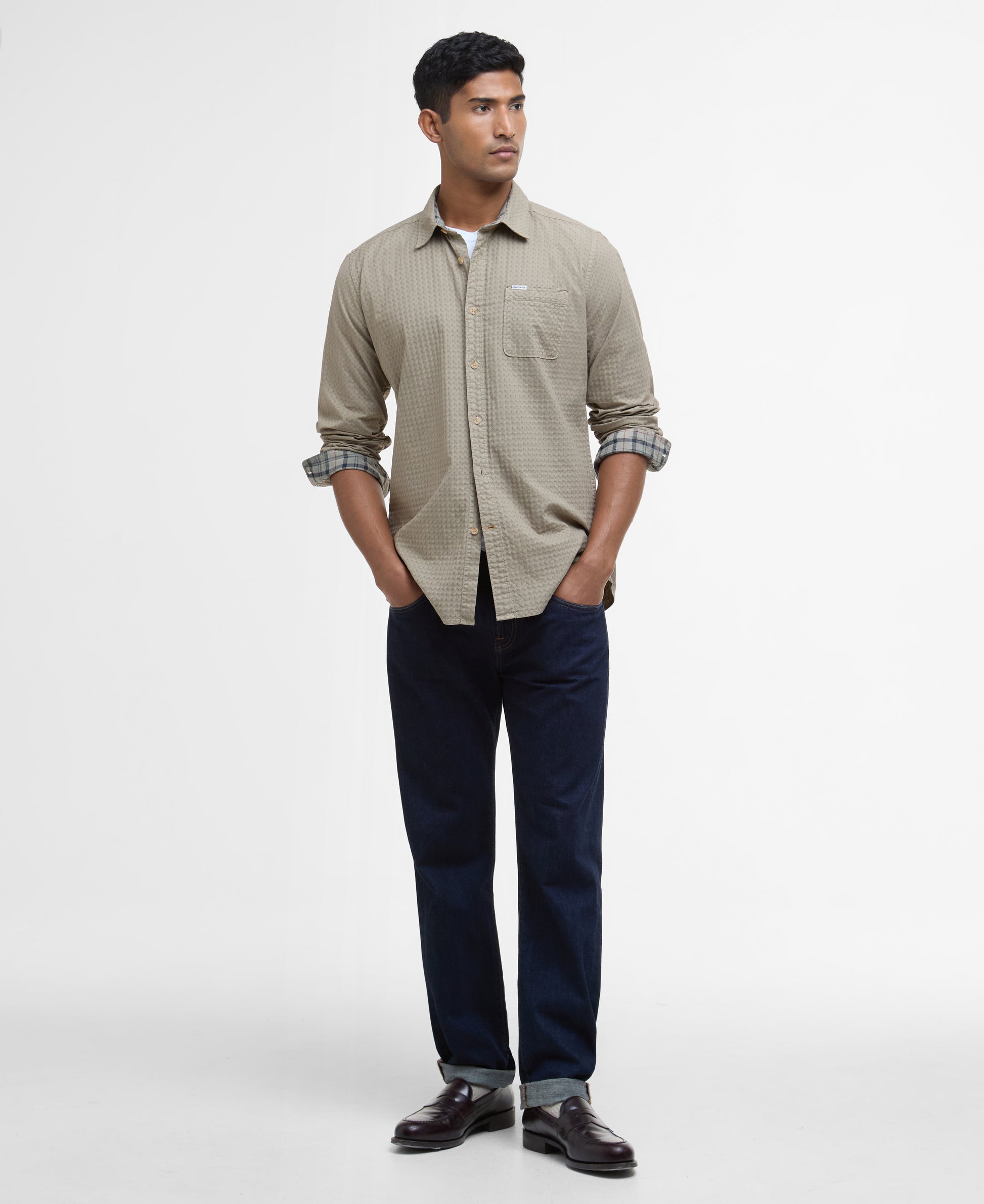 Irvine Textured Tailored Shirt