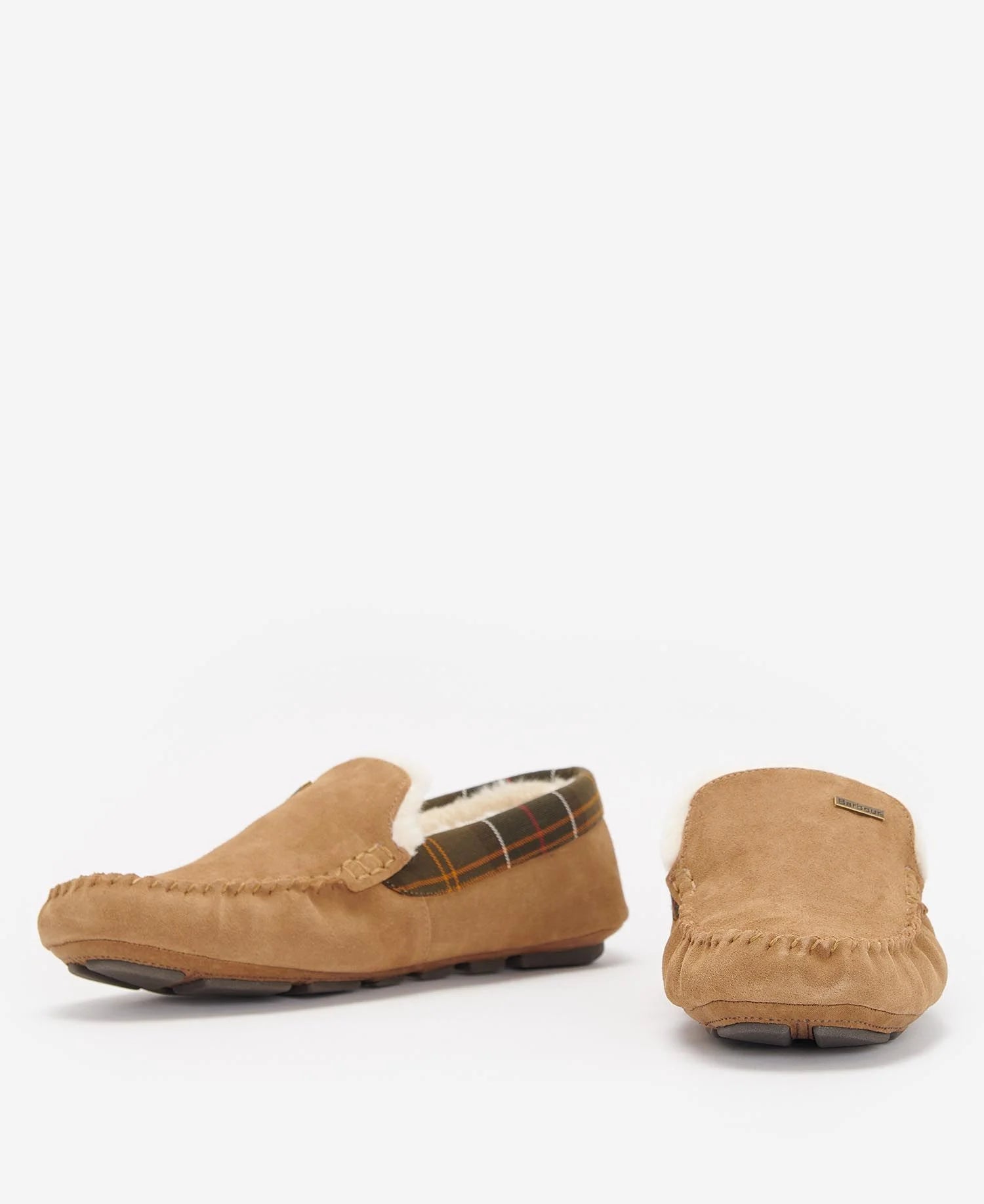 Monty Slipper Camel Suede