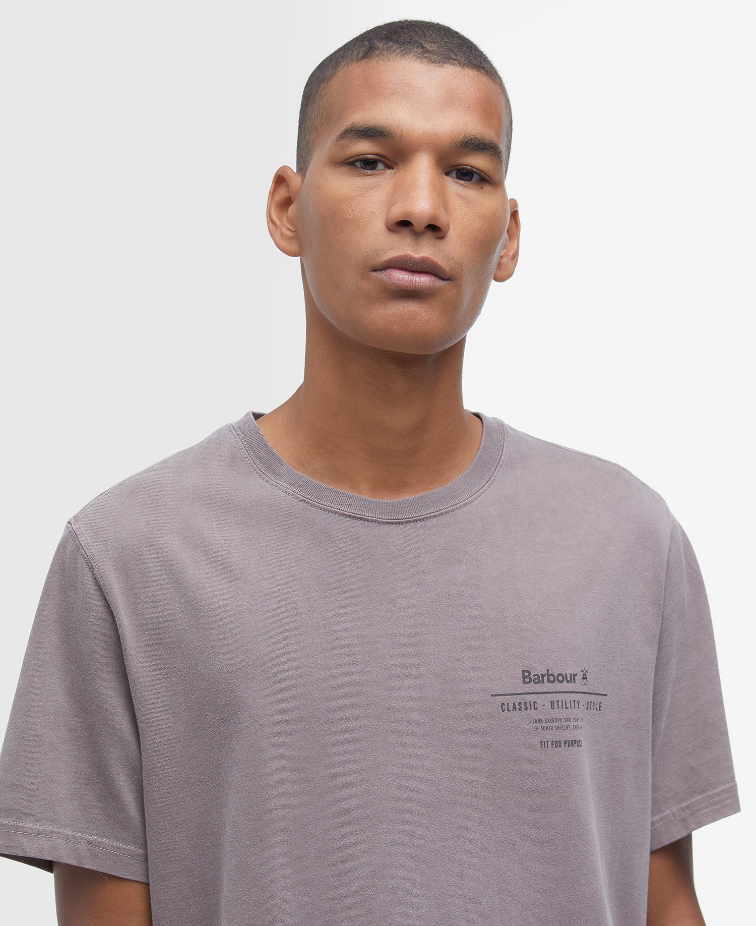 Hickling Tailored Fit T-Shirt Purple