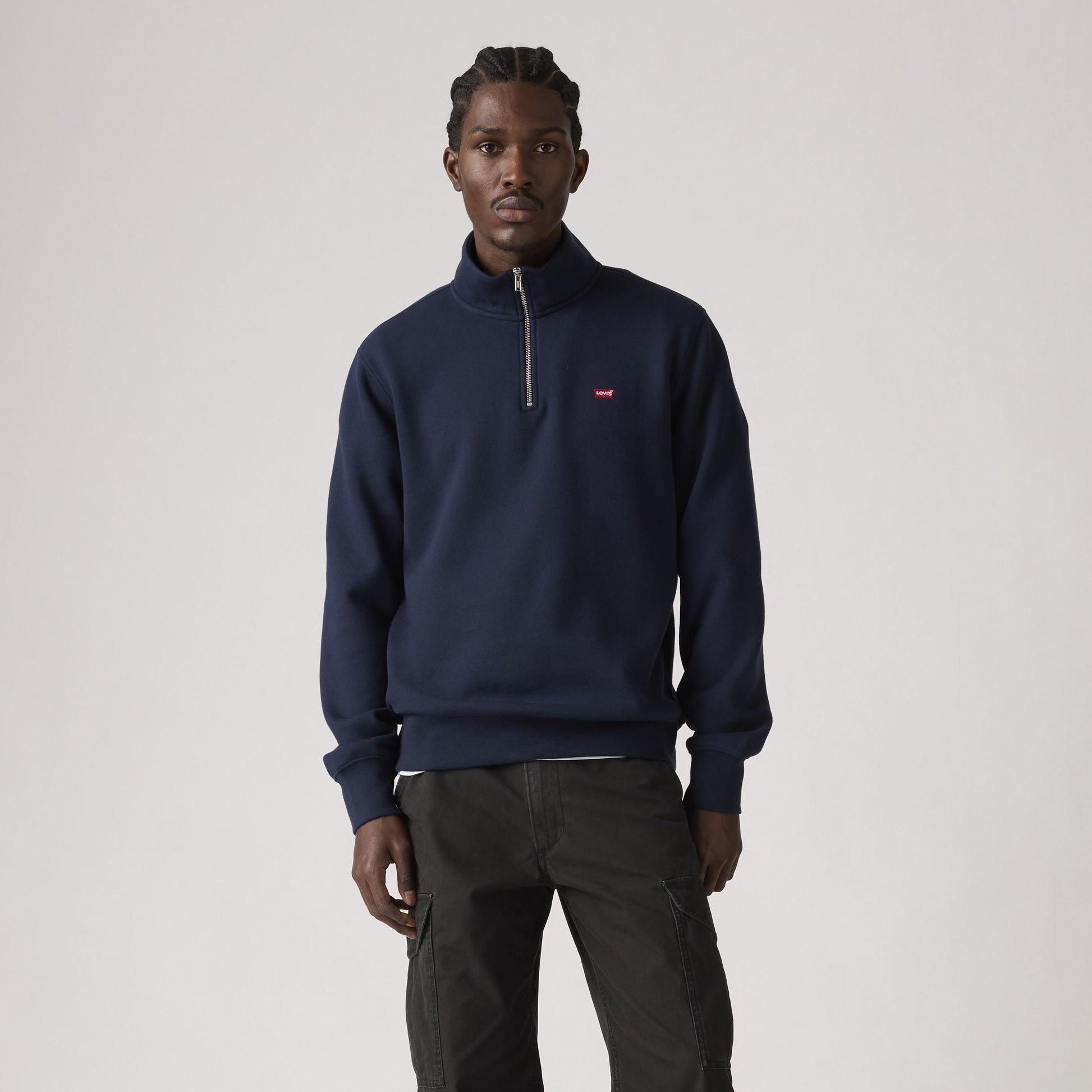 Original 1/4 Zip Navy Blazer