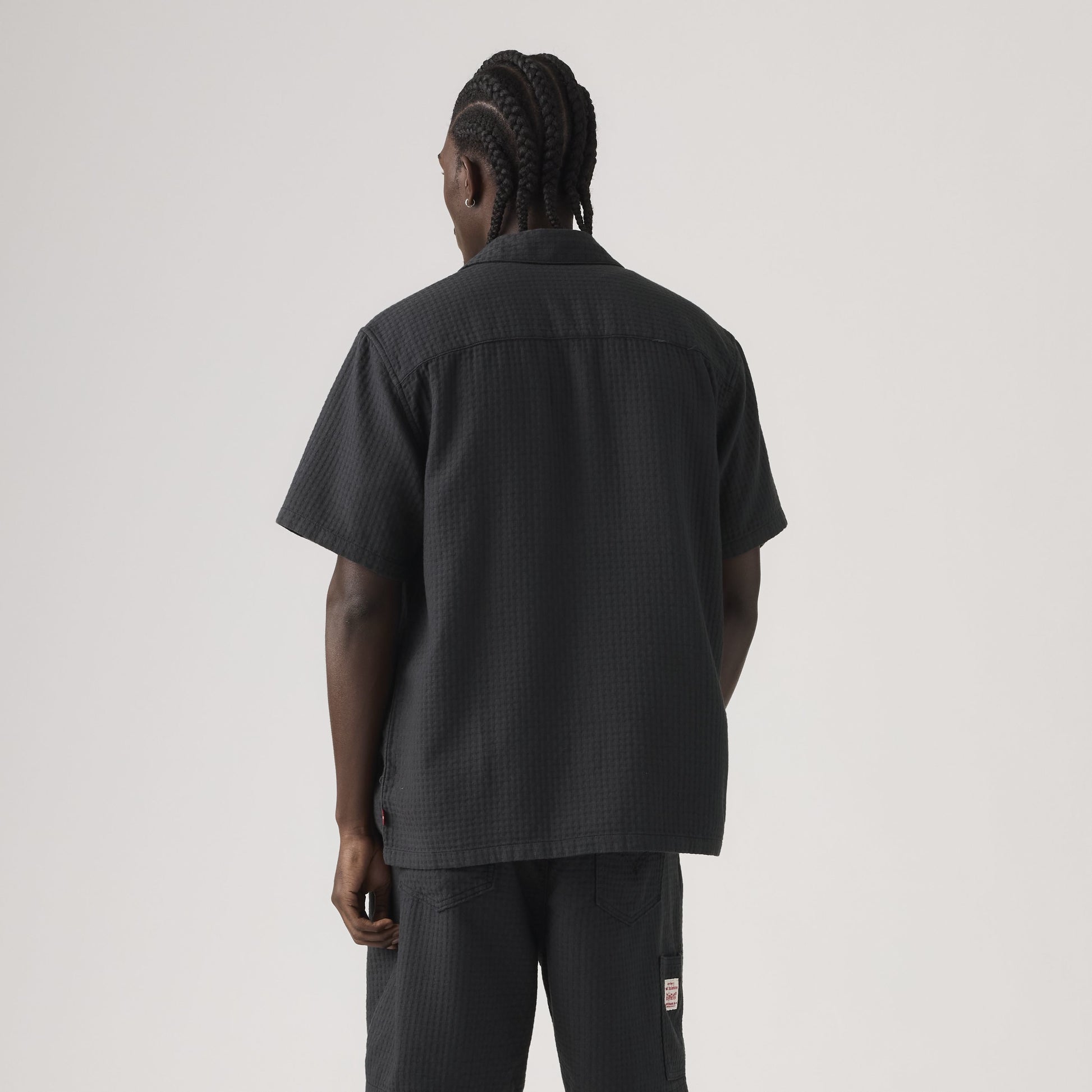 Short Sleeve Worker Shirt Dark Phantom