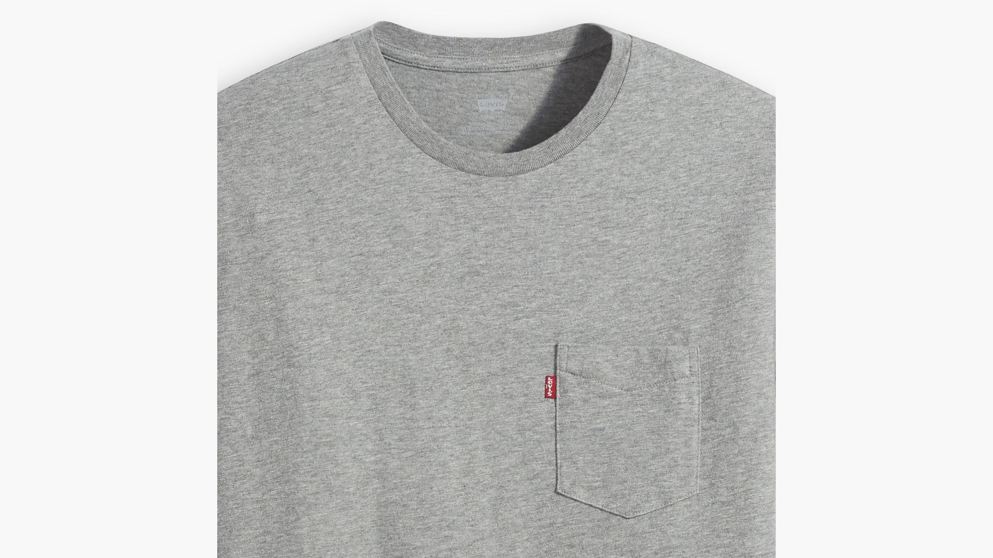Classic Pocket Tee Grey Heather