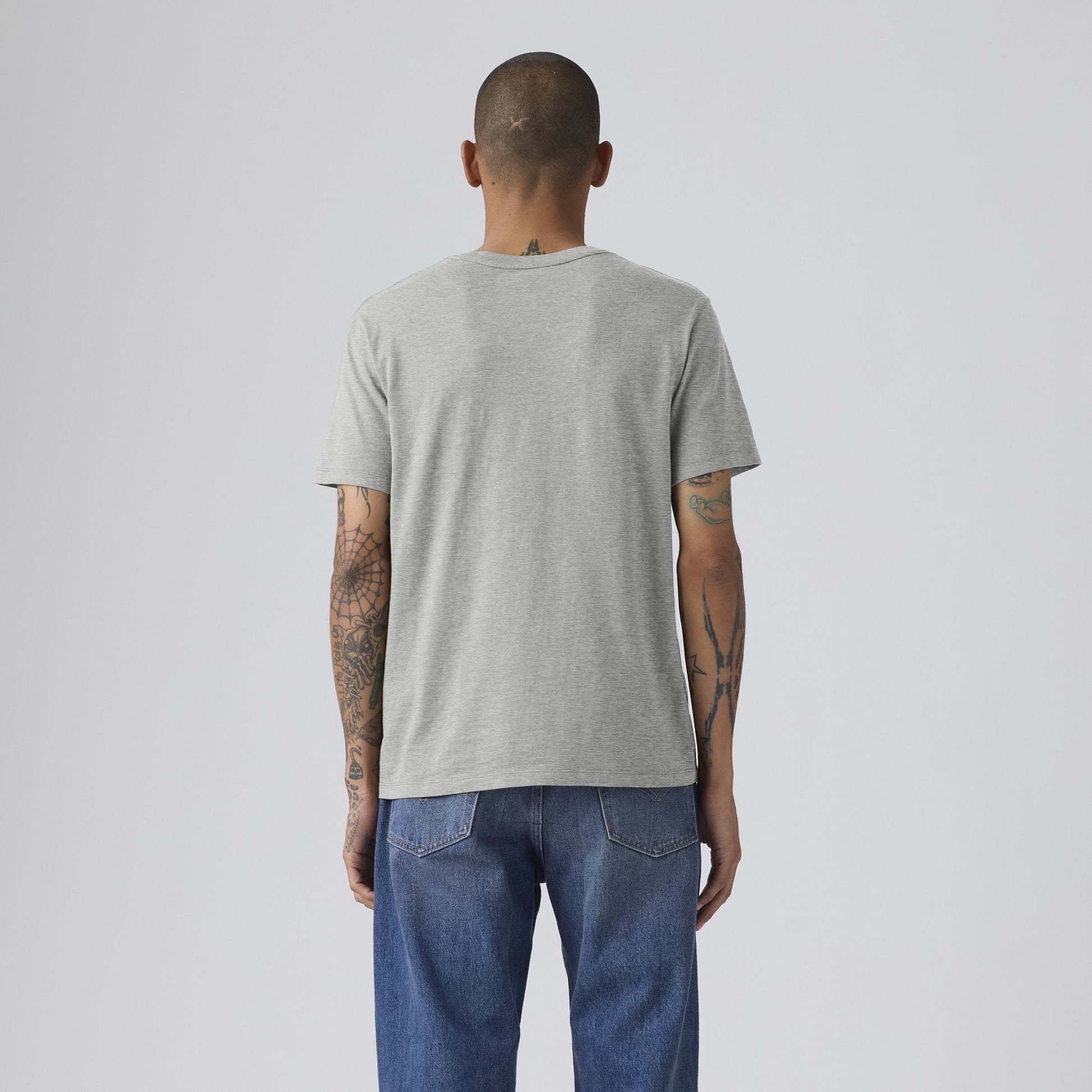 Classic Pocket Tee Grey Heather