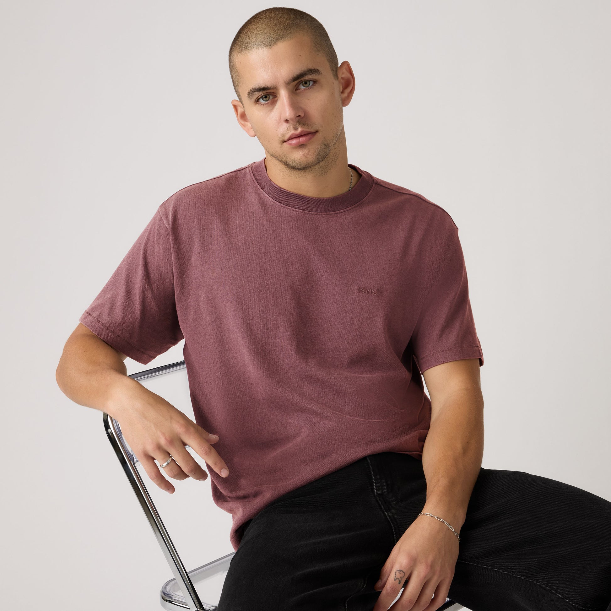 Red Tab Vintage Tee Roan Rouge