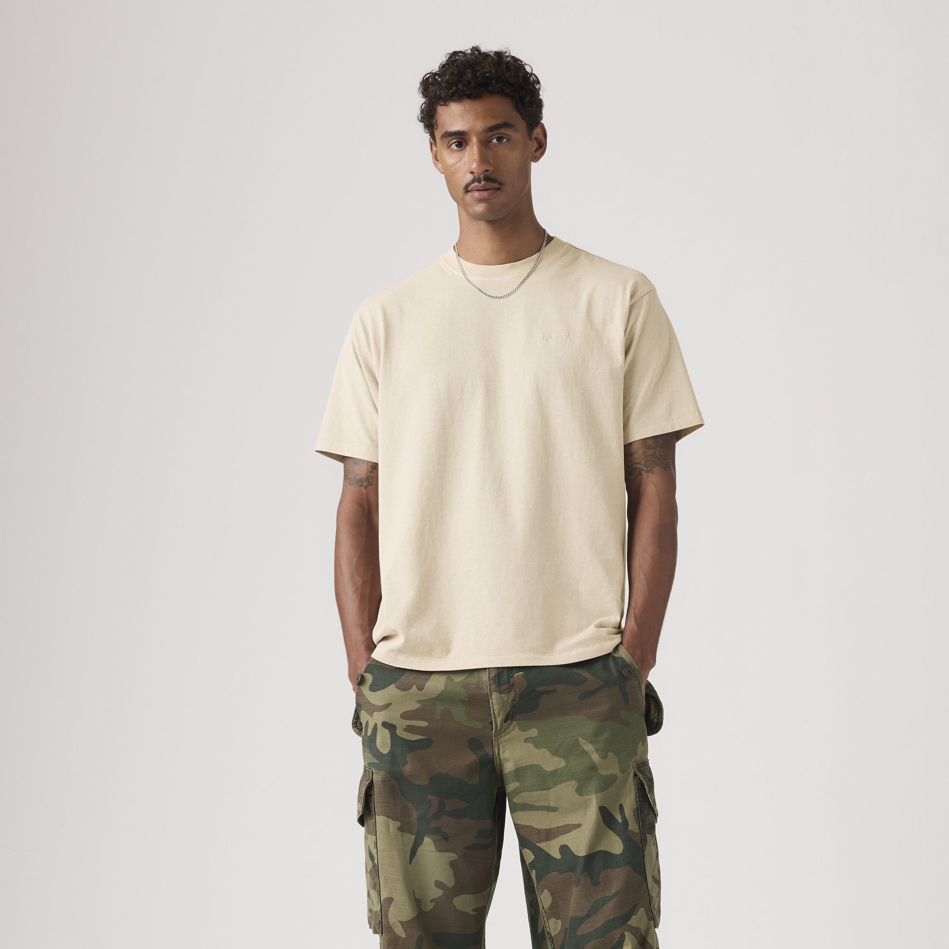 Red Tab Vintage Tee Pumice Stone