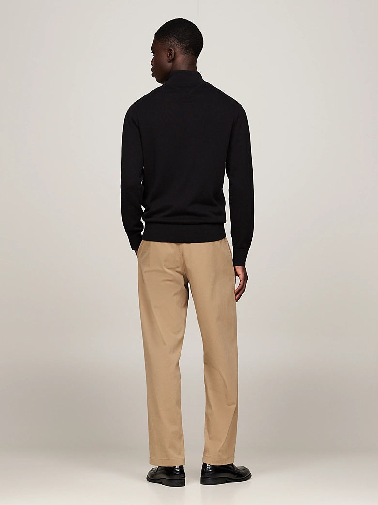 Half Zip Jumper with Cashmere