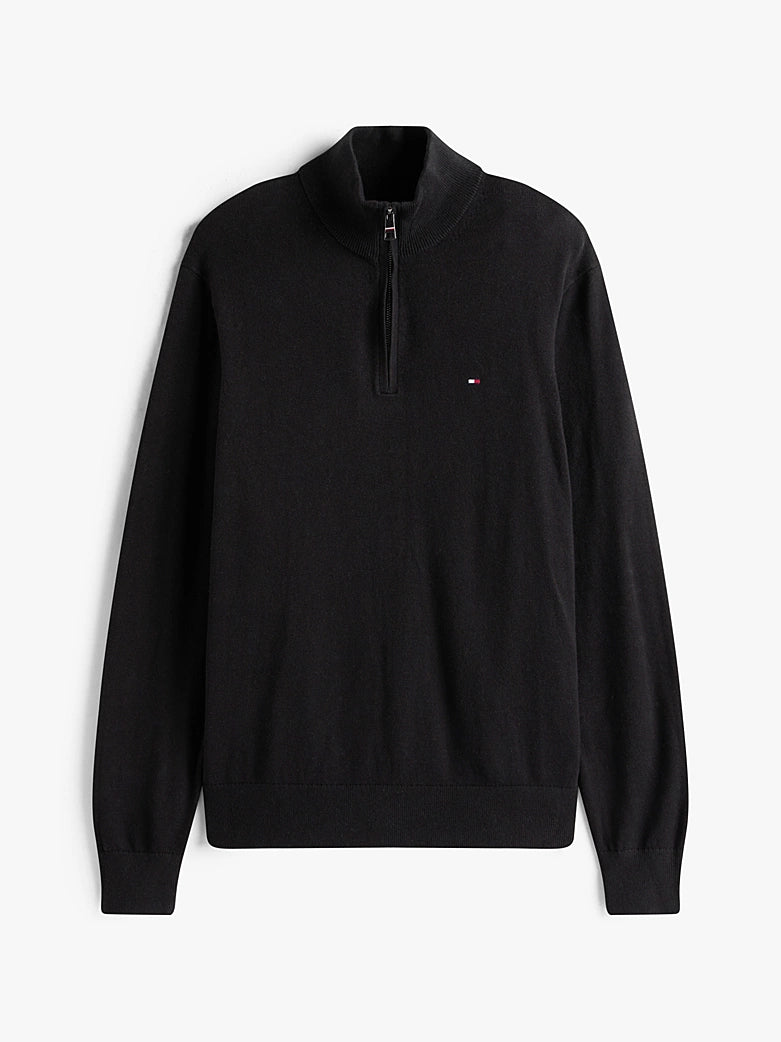 Half Zip Jumper with Cashmere