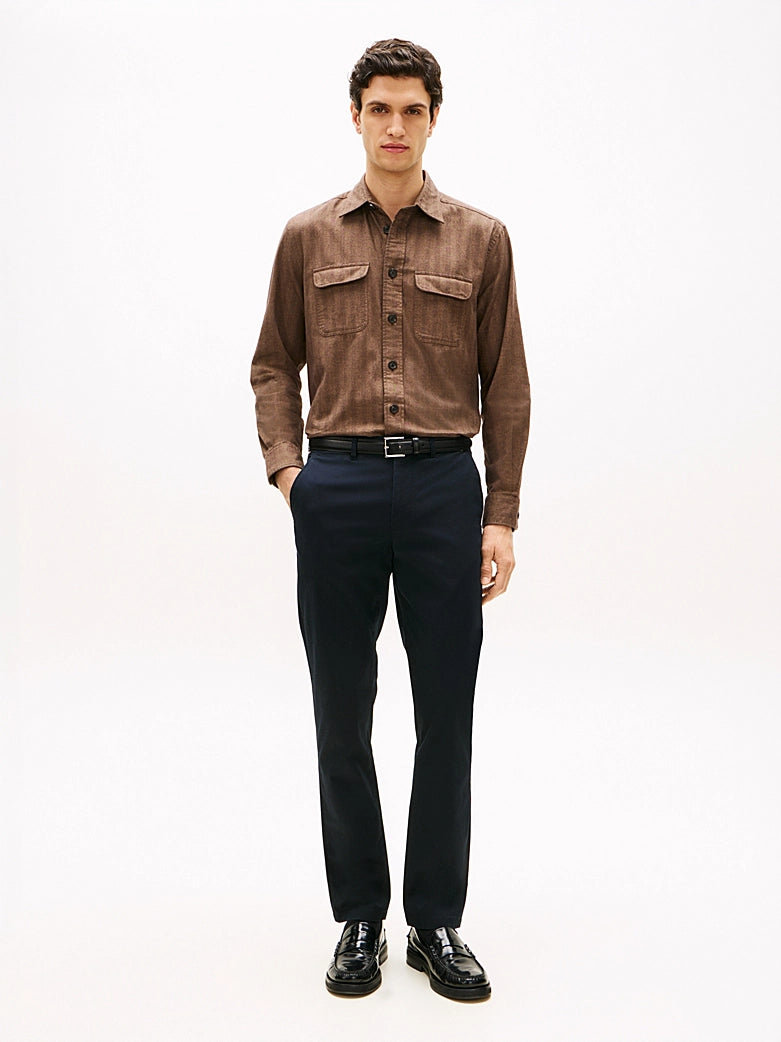 Denton Straight Leg Twill Chino Navy Blue