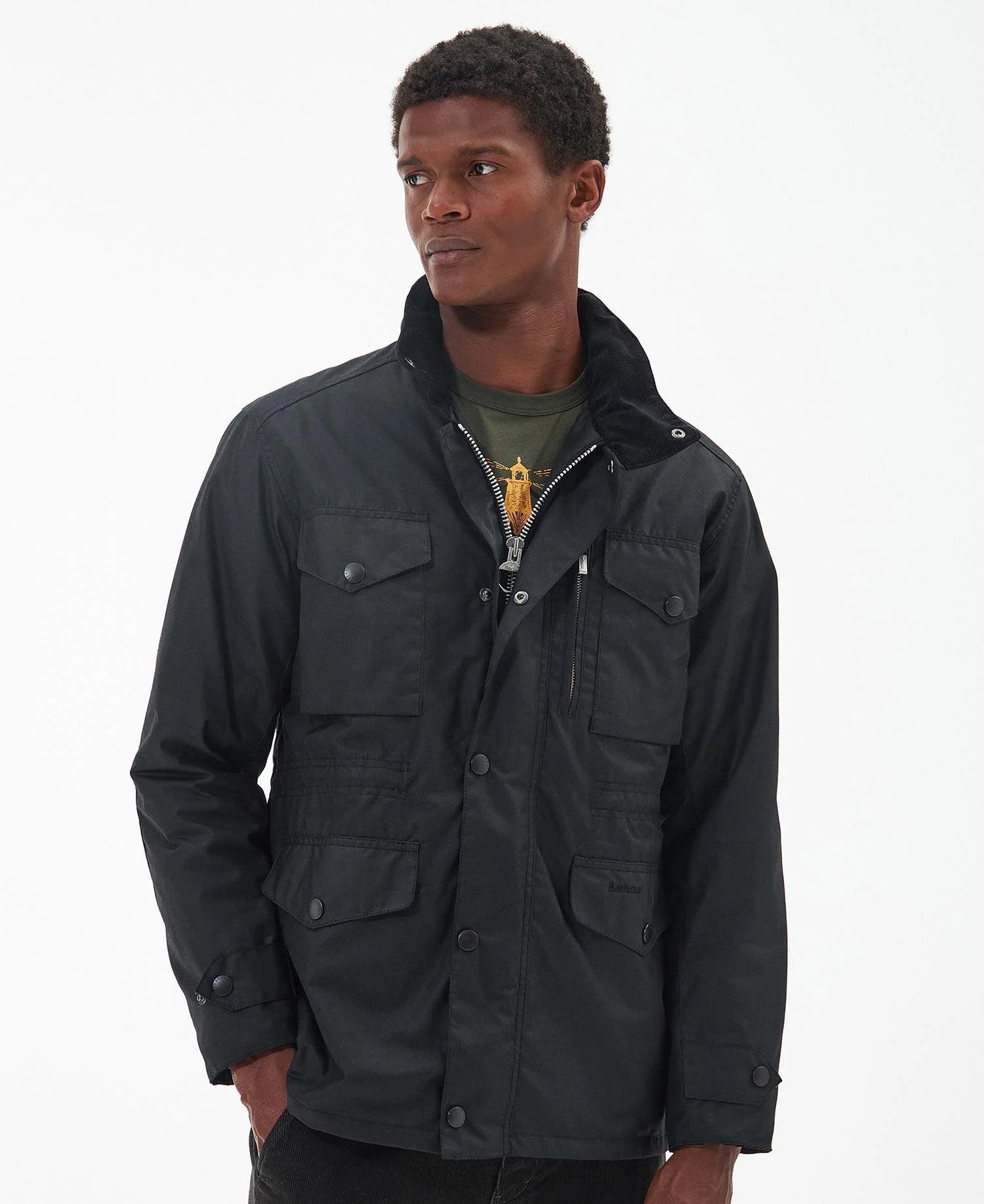 Sapper Wax Jacket Black / Classic