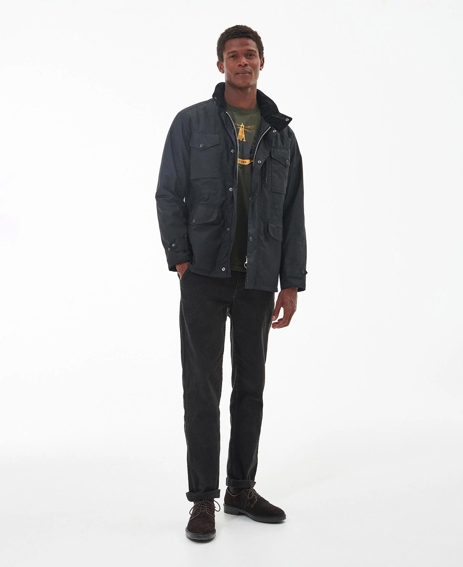 Sapper Wax Jacket Black / Classic