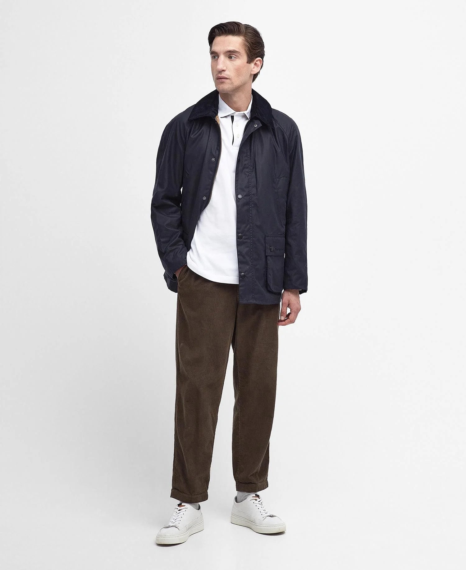 Ashby Wax Jacket Navy