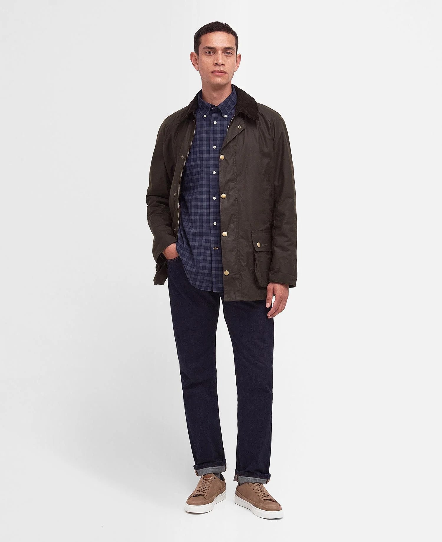 Ashby Wax Jacket Olive