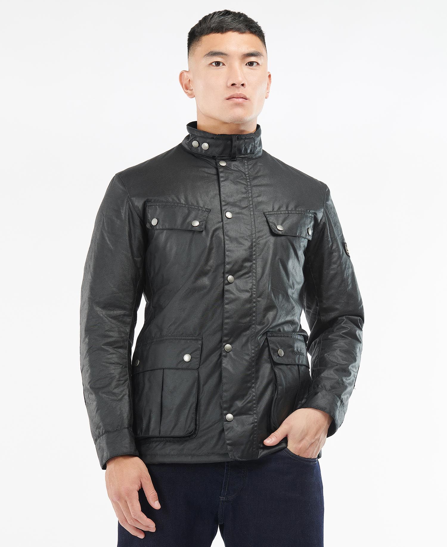 Tourer Duke Wax Jacket Black