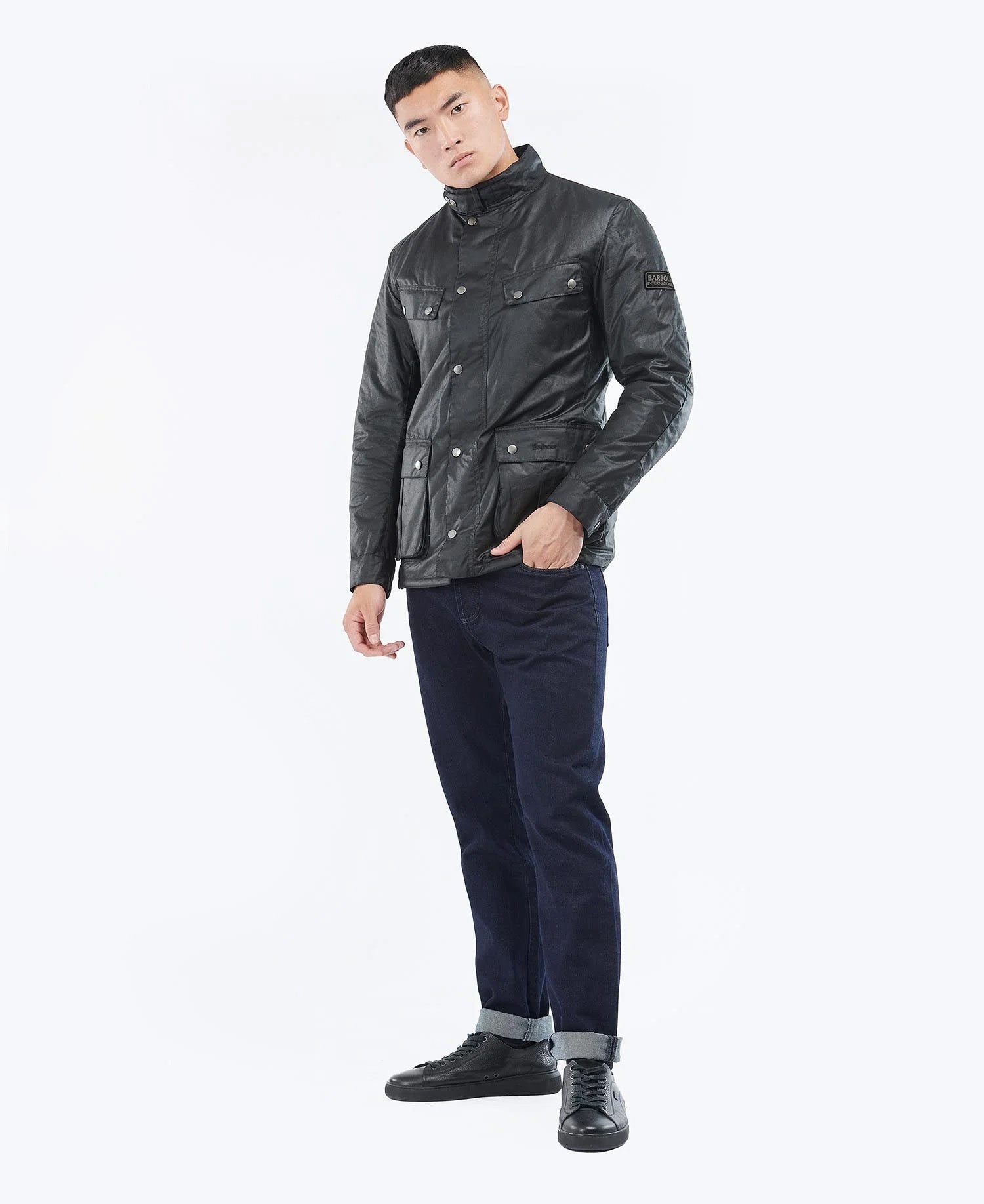 Tourer Duke Wax Jacket Black