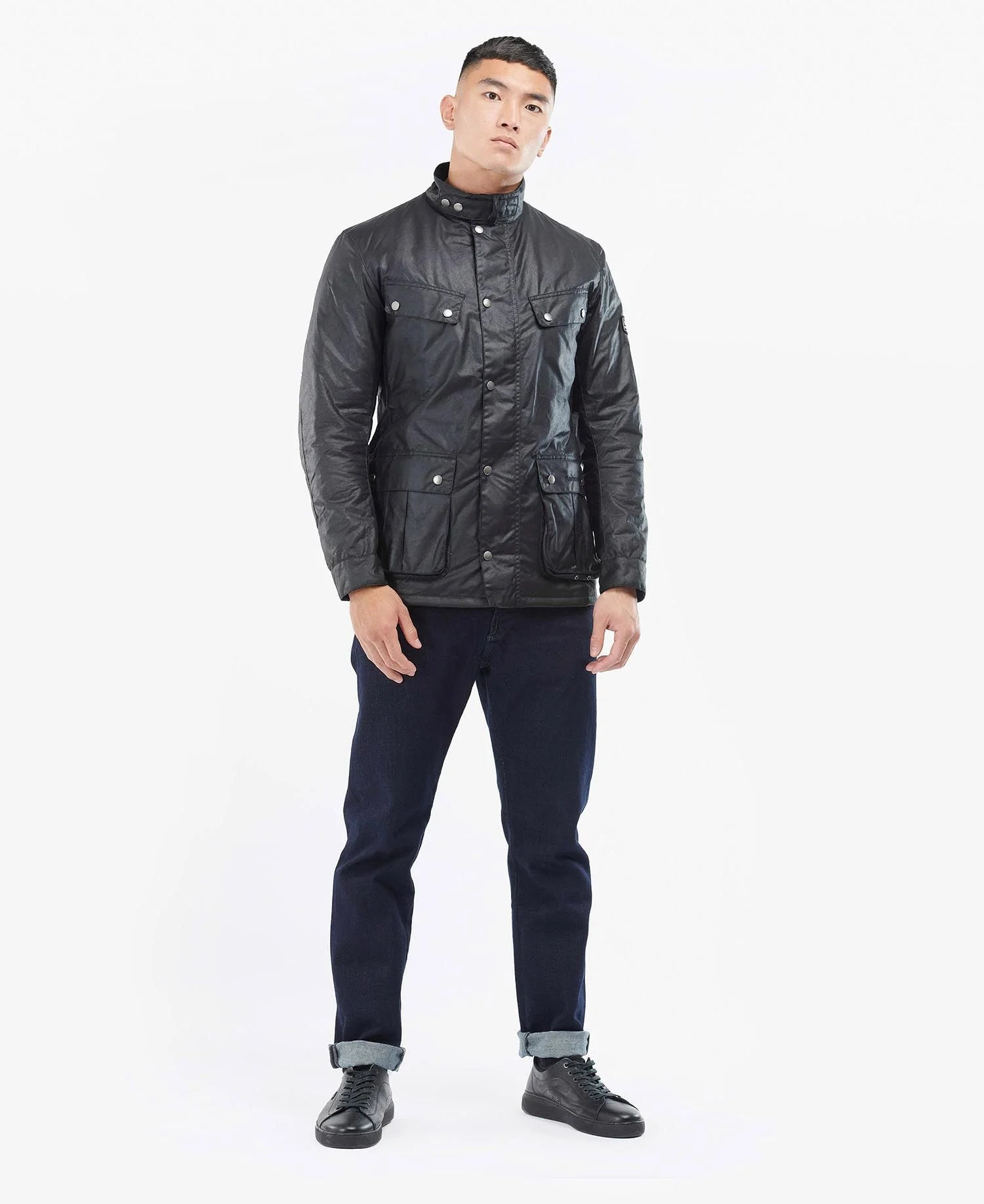 Tourer Duke Wax Jacket Navy