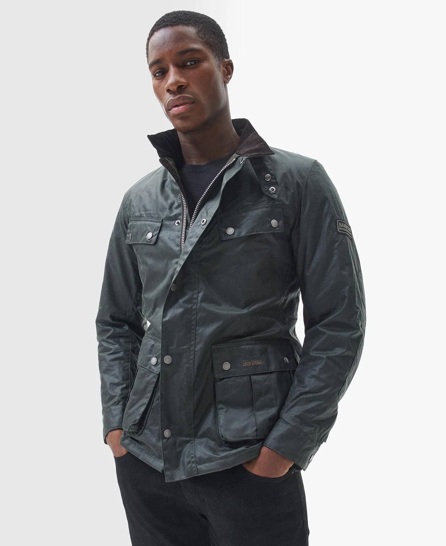 Tourer Duke Wax Jacket Sage