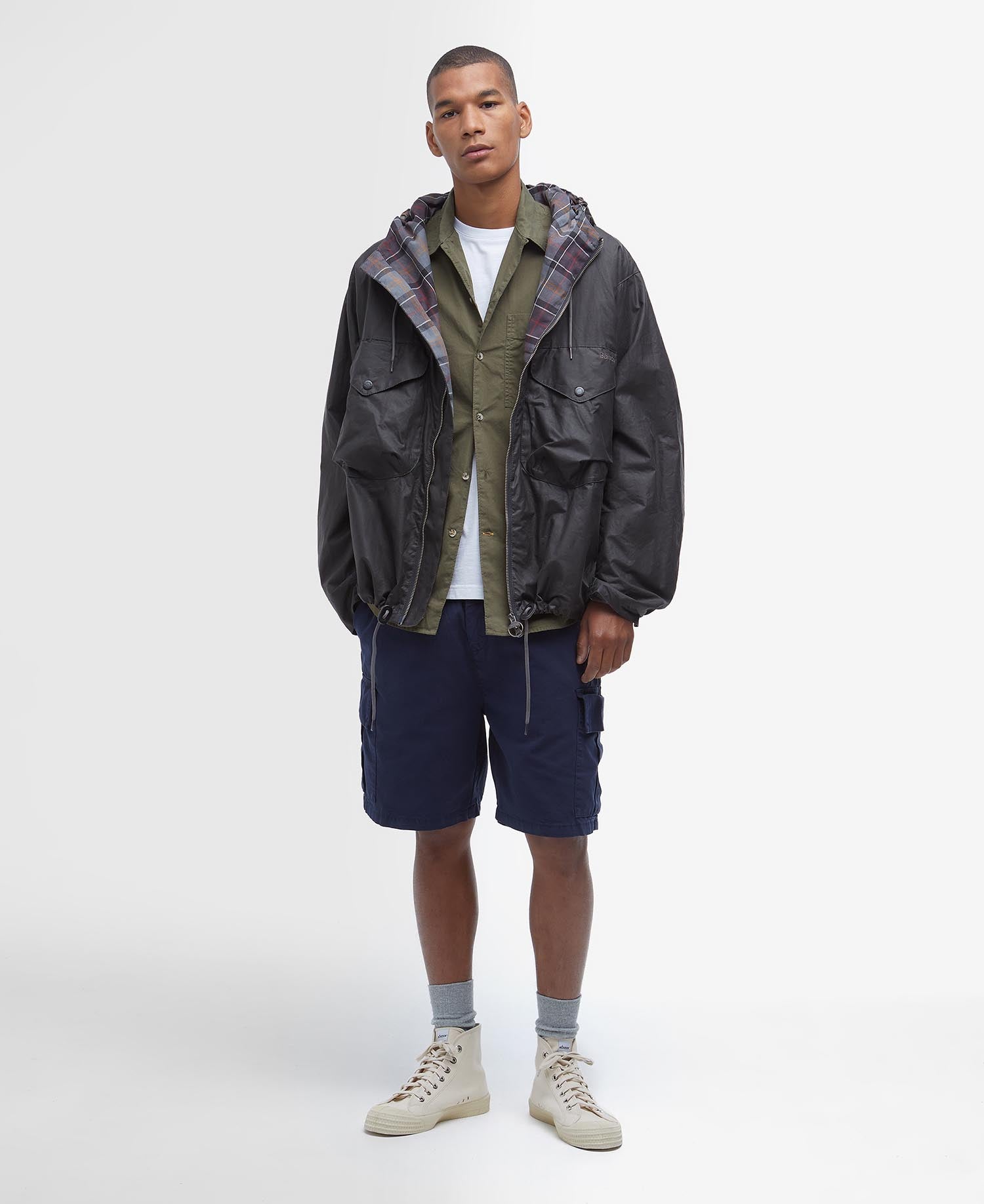 Utility Sapper Wax Jacket - Charcoal