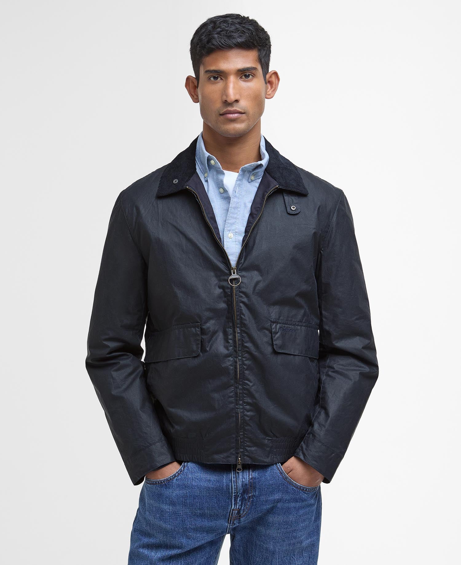 Newbury Wax Jacket Navy