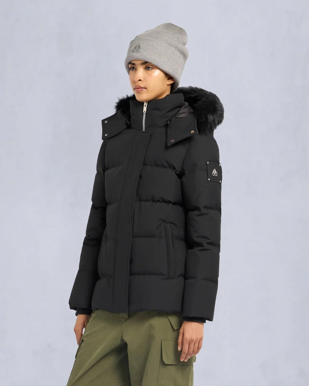 Cloud Shearling 3Q Jacket Black/Black