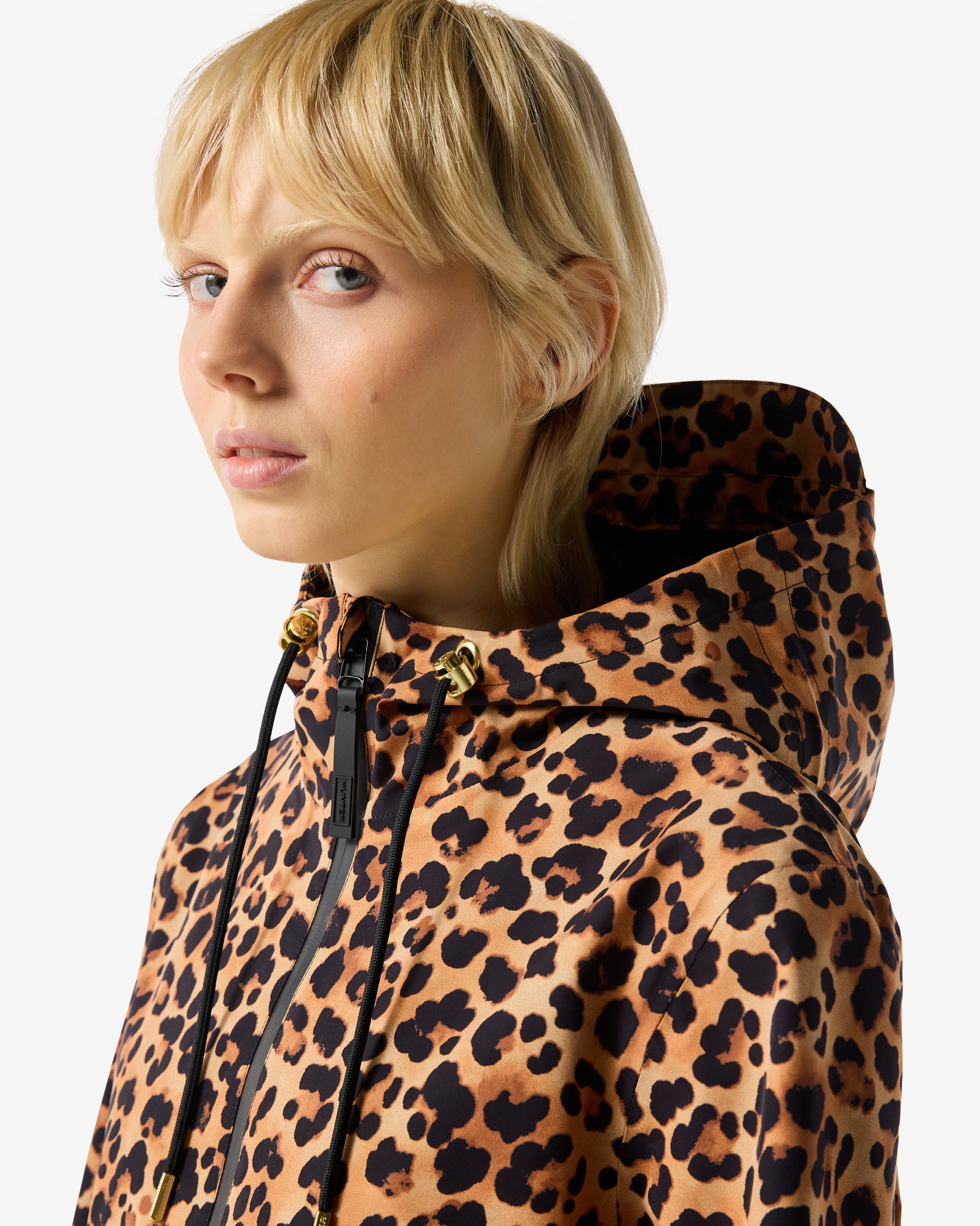 Original Waterproof Printed Jacket Leopard Print